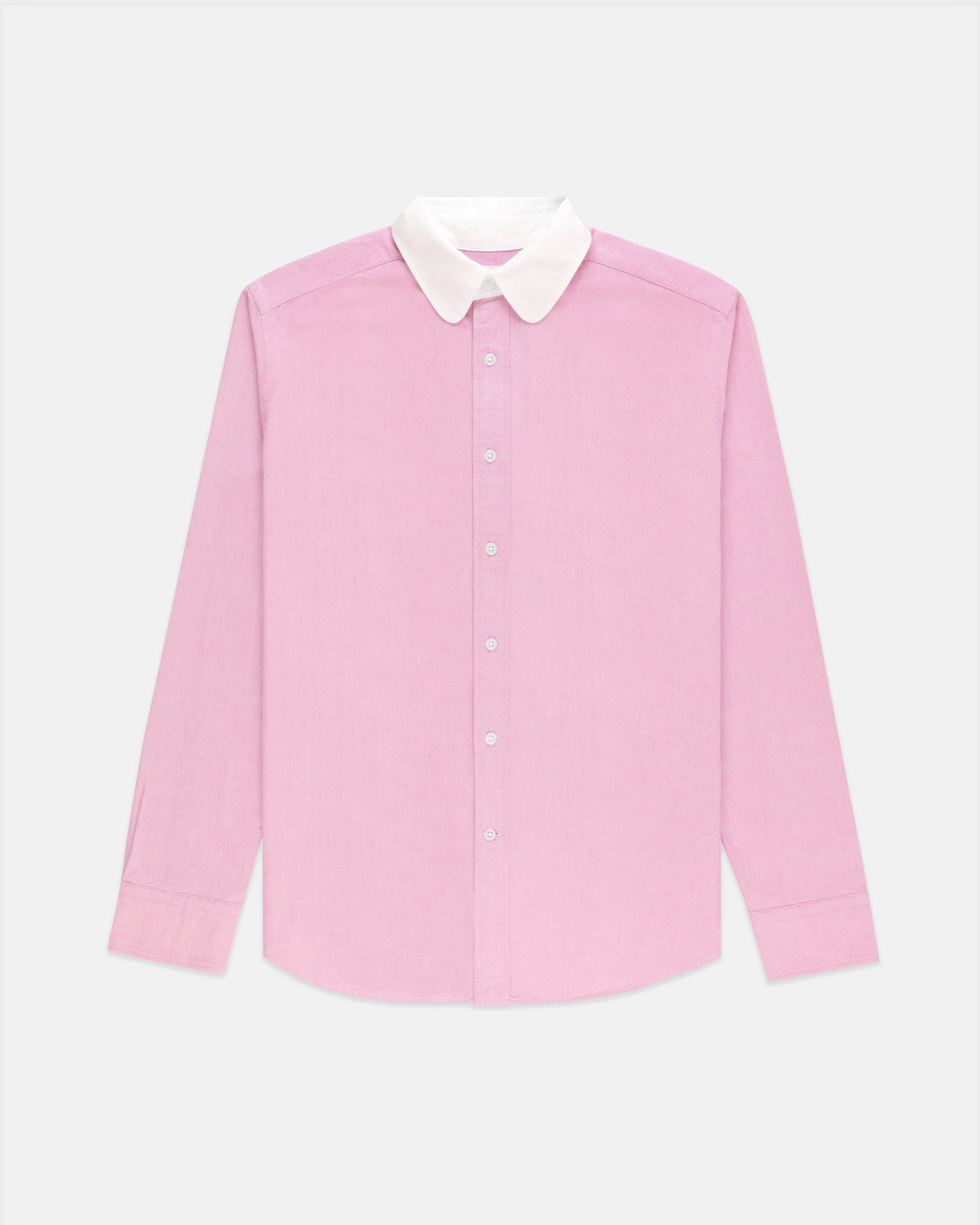 PINK CLUB COLLAR OXFORD SHIRT - TRIM FIT