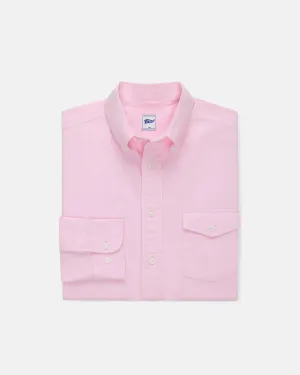 PINK ENZYME-WASHED OXFORD SPORT SHIRT- TRIM FIT