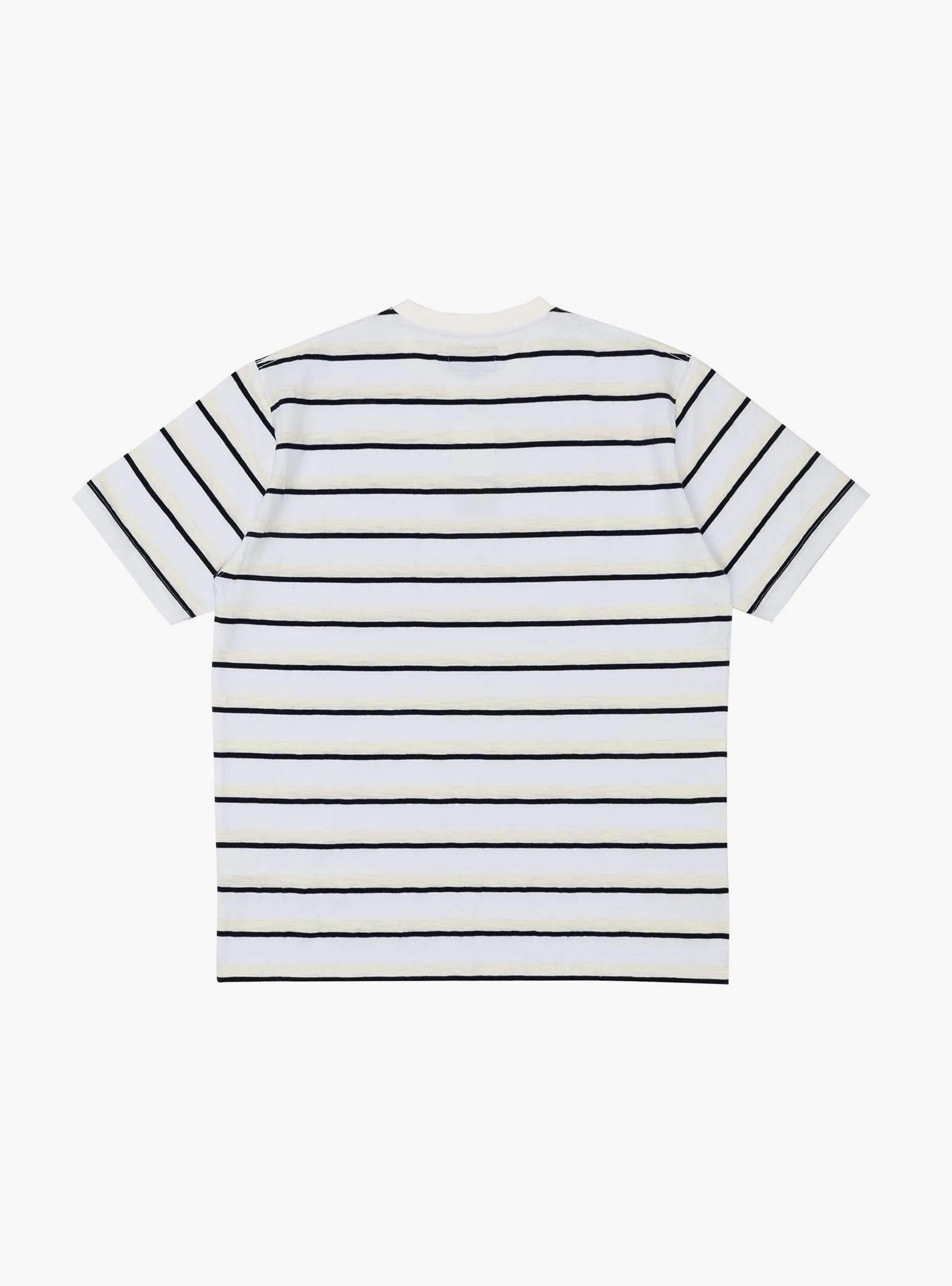 Pocket Tee Stripe White