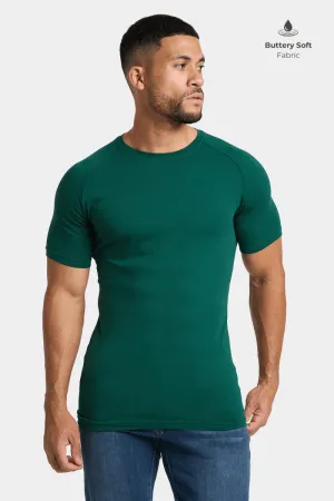 Premium Athletic T-Shirt in Oxidised Green