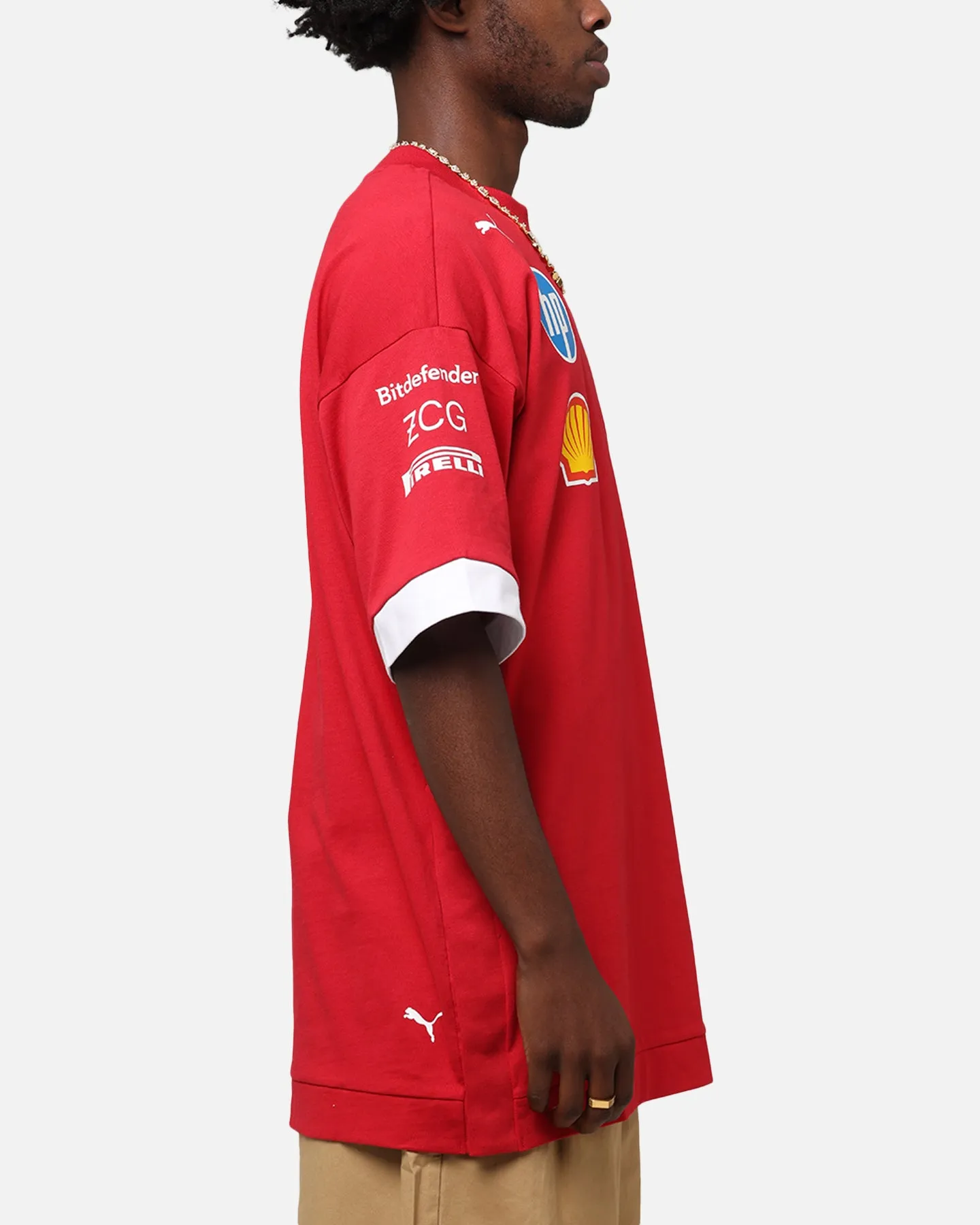Puma X Scuderia Ferrari Drivers T-Shirt Cherry