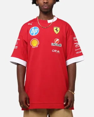 Puma X Scuderia Ferrari Drivers T-Shirt Cherry