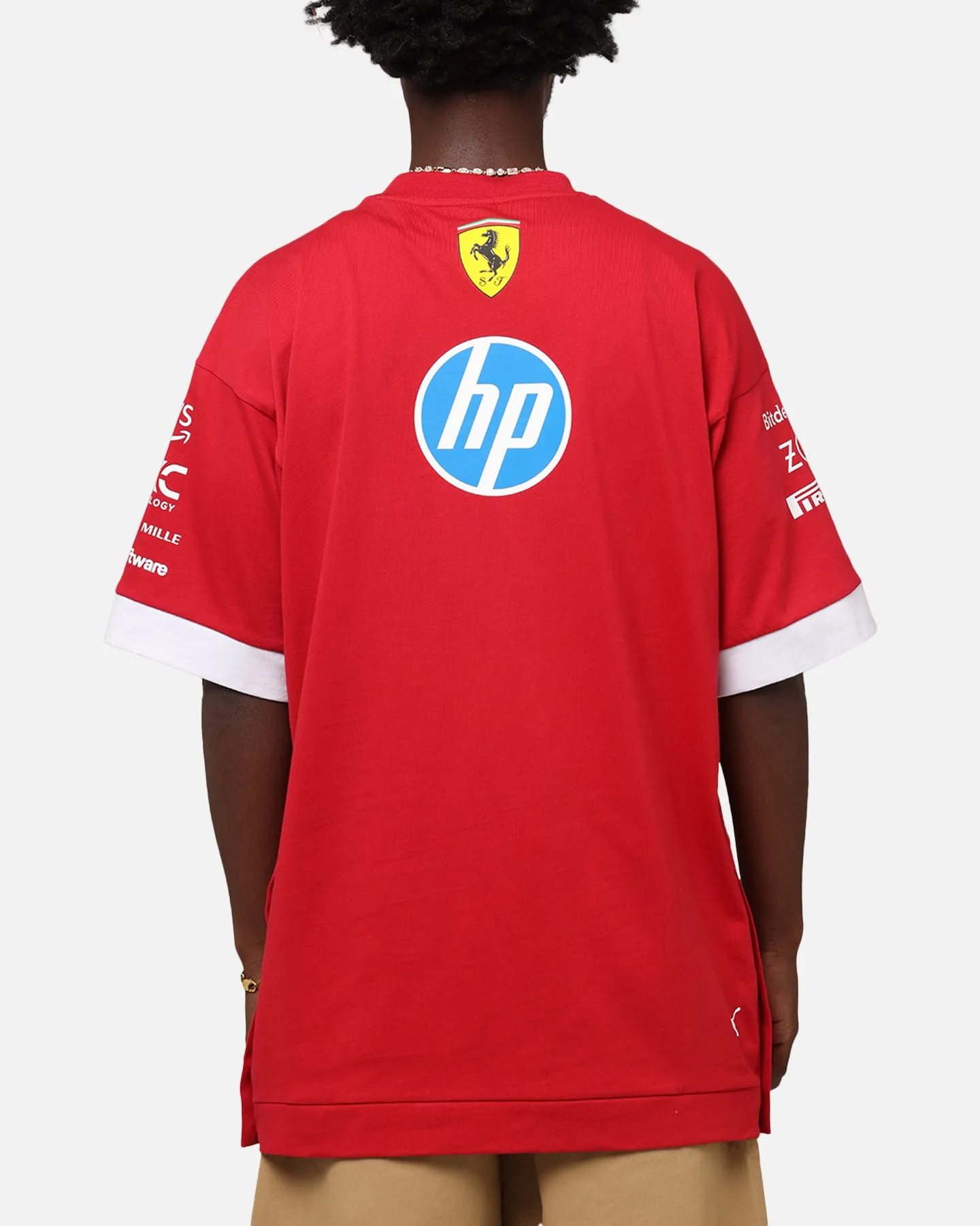 Puma X Scuderia Ferrari Drivers T-Shirt Cherry