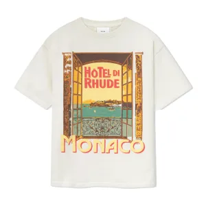 R H U D E Hotel Di Monaco Tee Vtg White