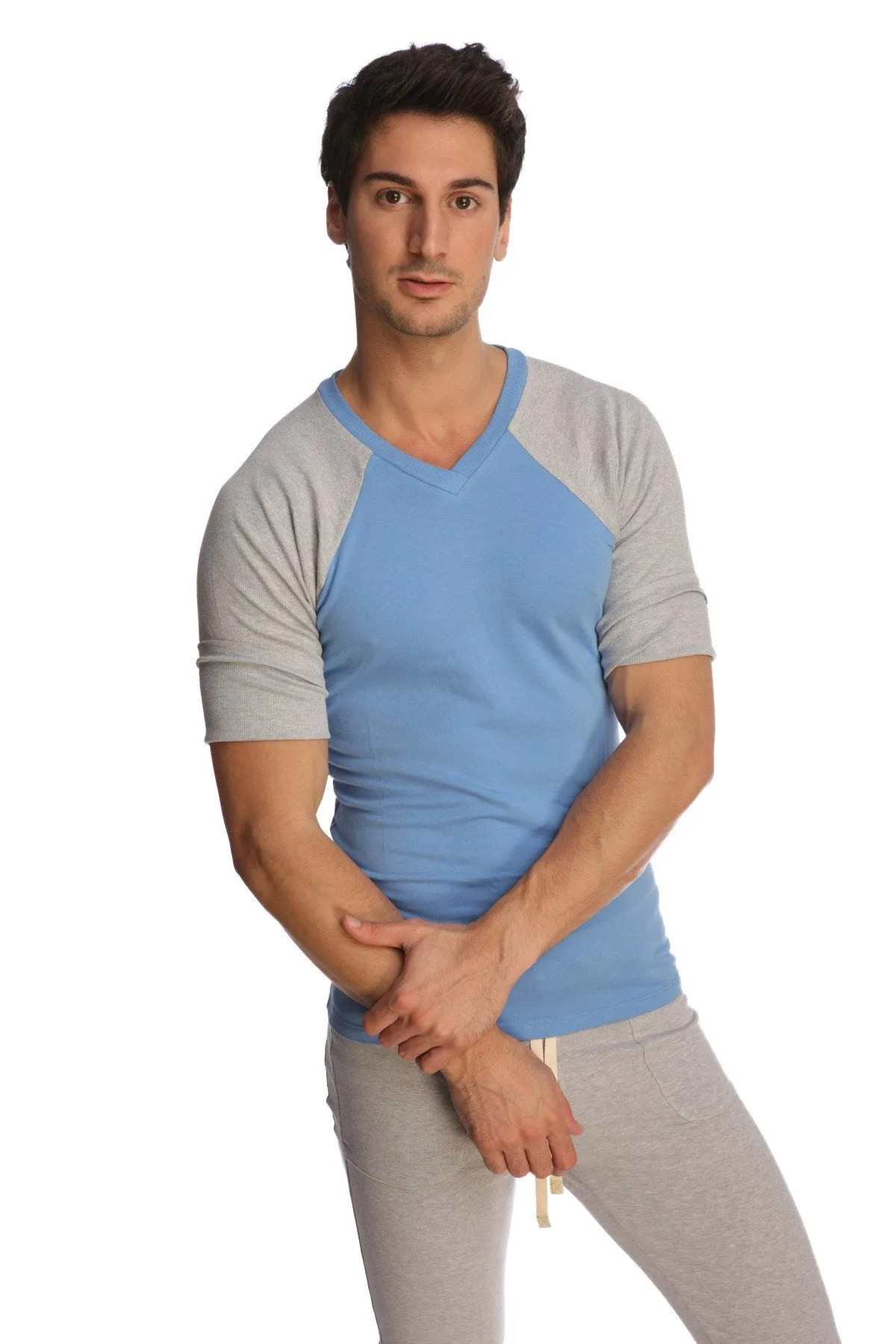 Raglan Virtual Crew Neck (Ice Blue)