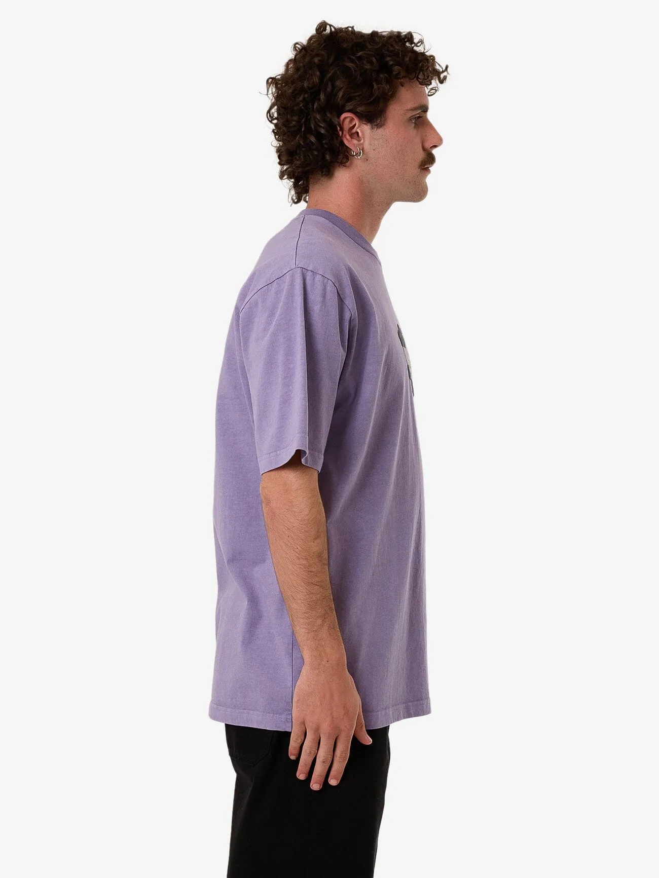 Relax Your Eyes Oversize Fit Tee - Dusk