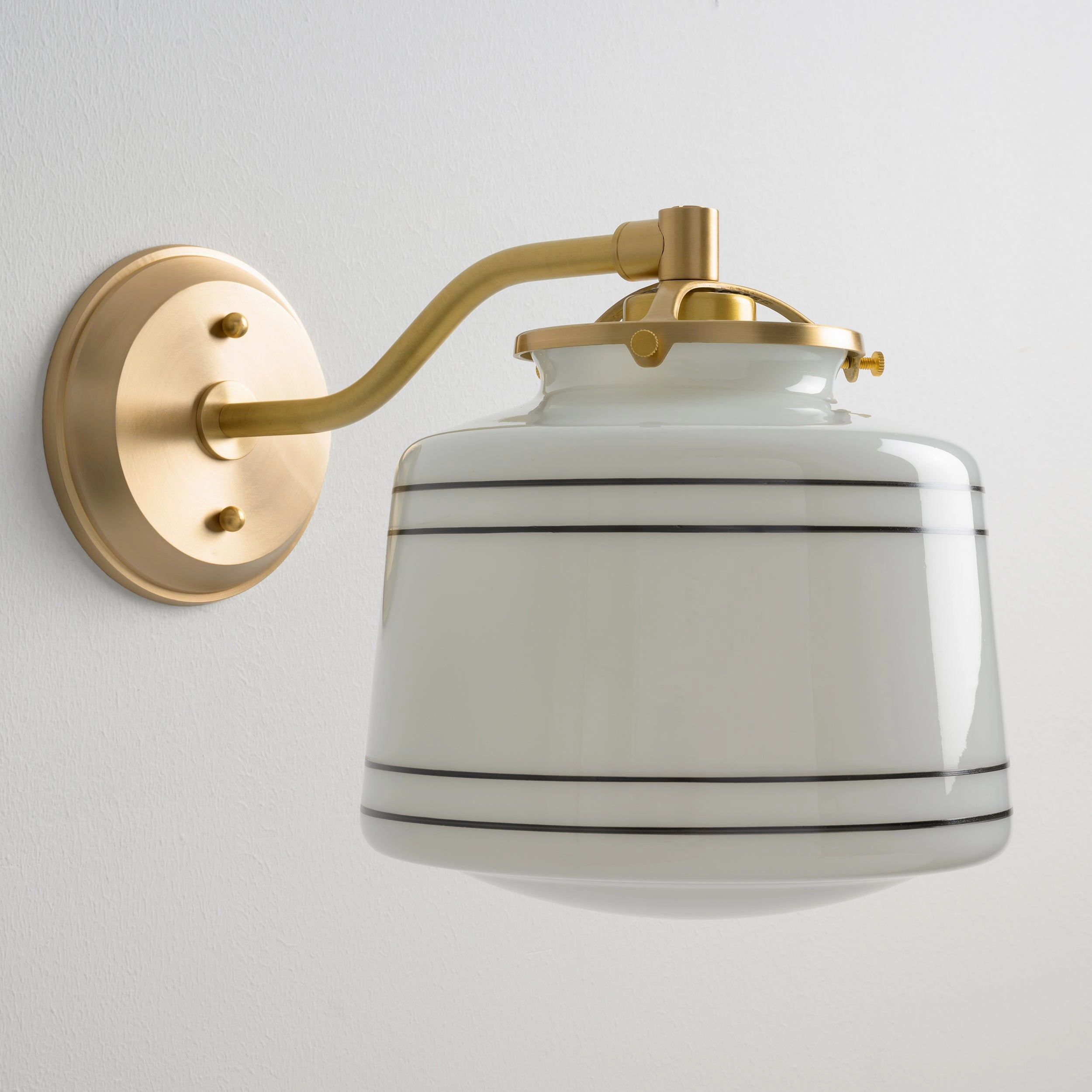 Rockford (Opal Striped) | Modern Offset Sconce