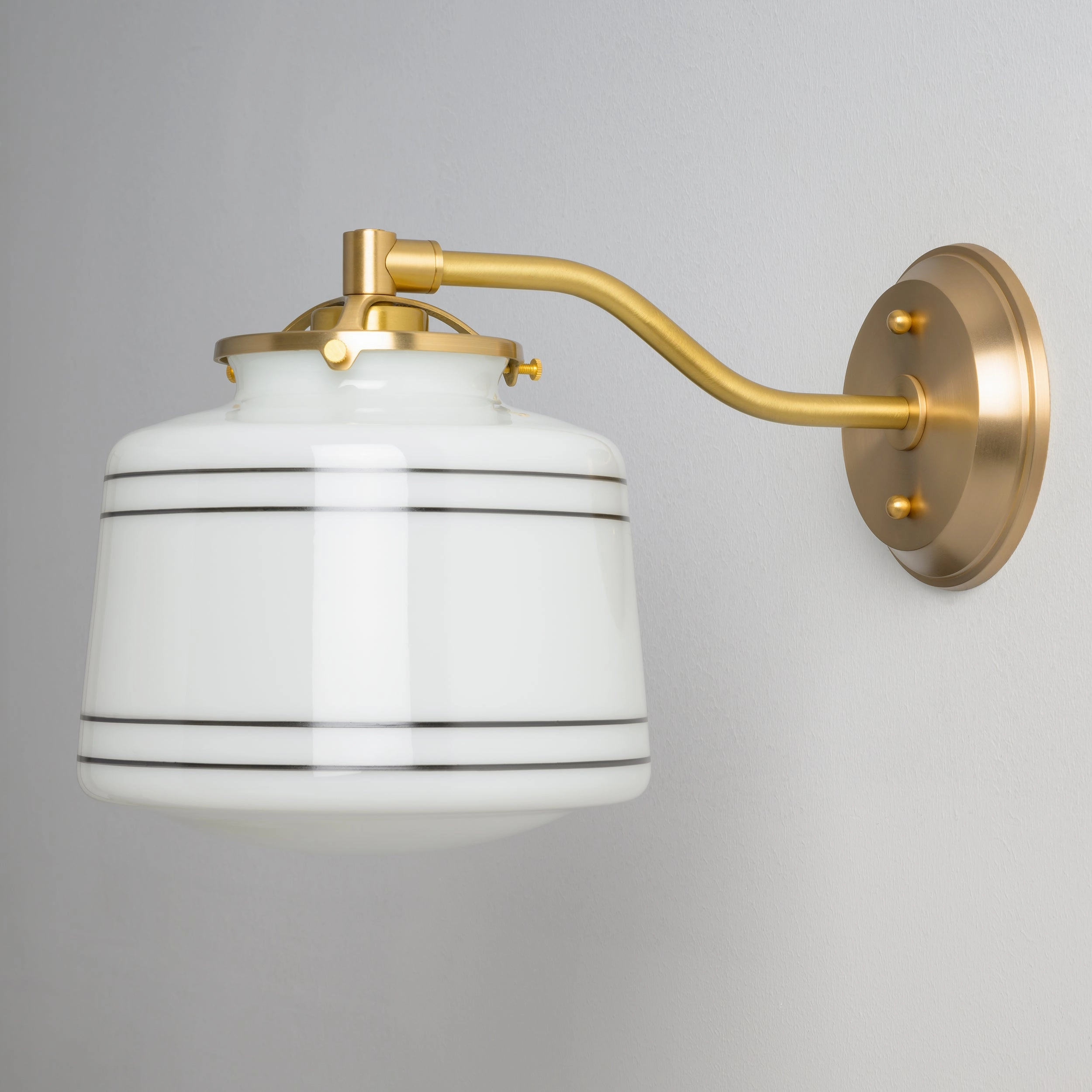 Rockford (Opal Striped) | Modern Offset Sconce