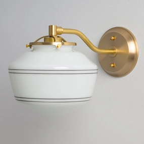Ryttenberg (Opal Striped) | Modern Offset Sconce