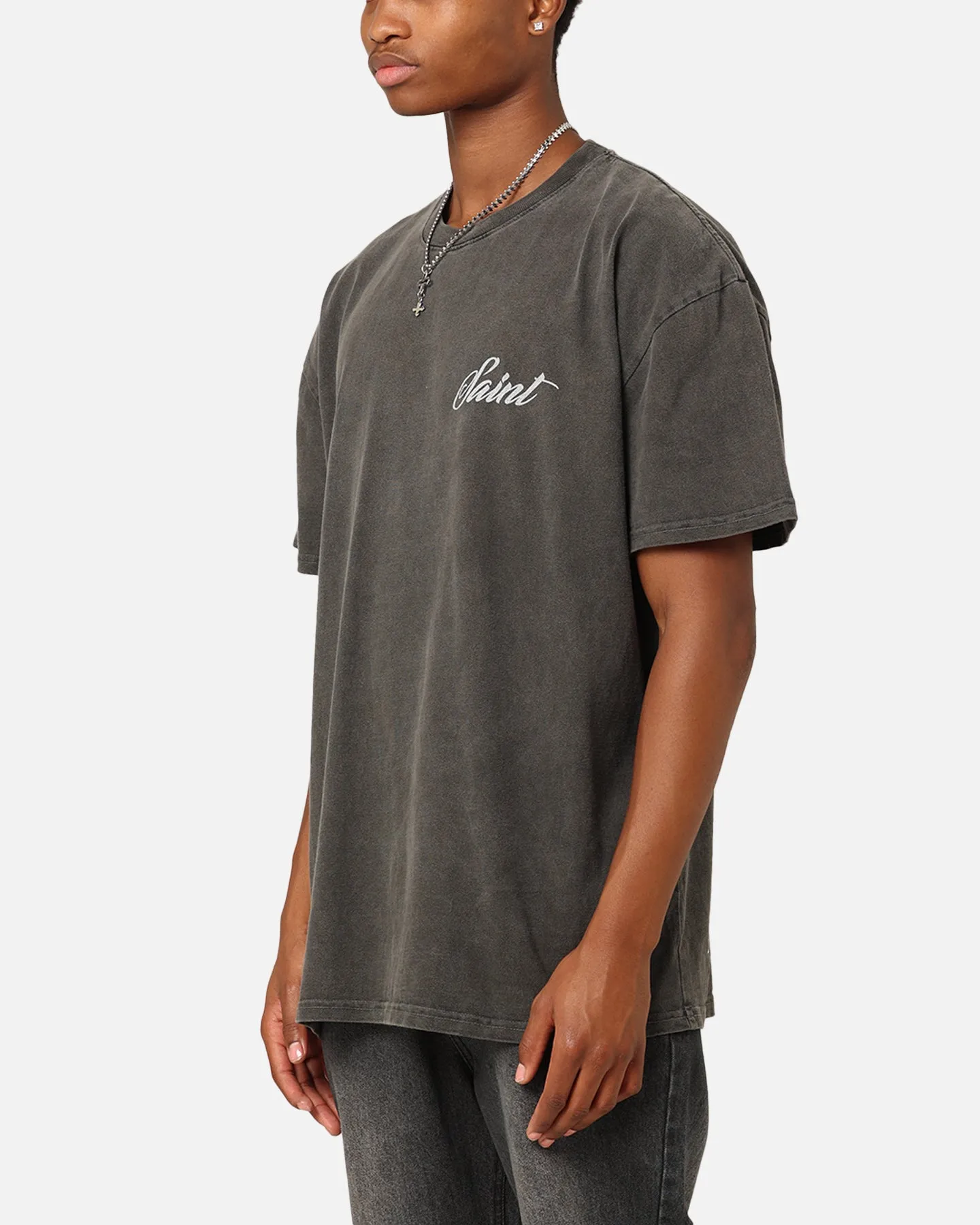 Saint Morta Guardian T-Shirt Black Wash