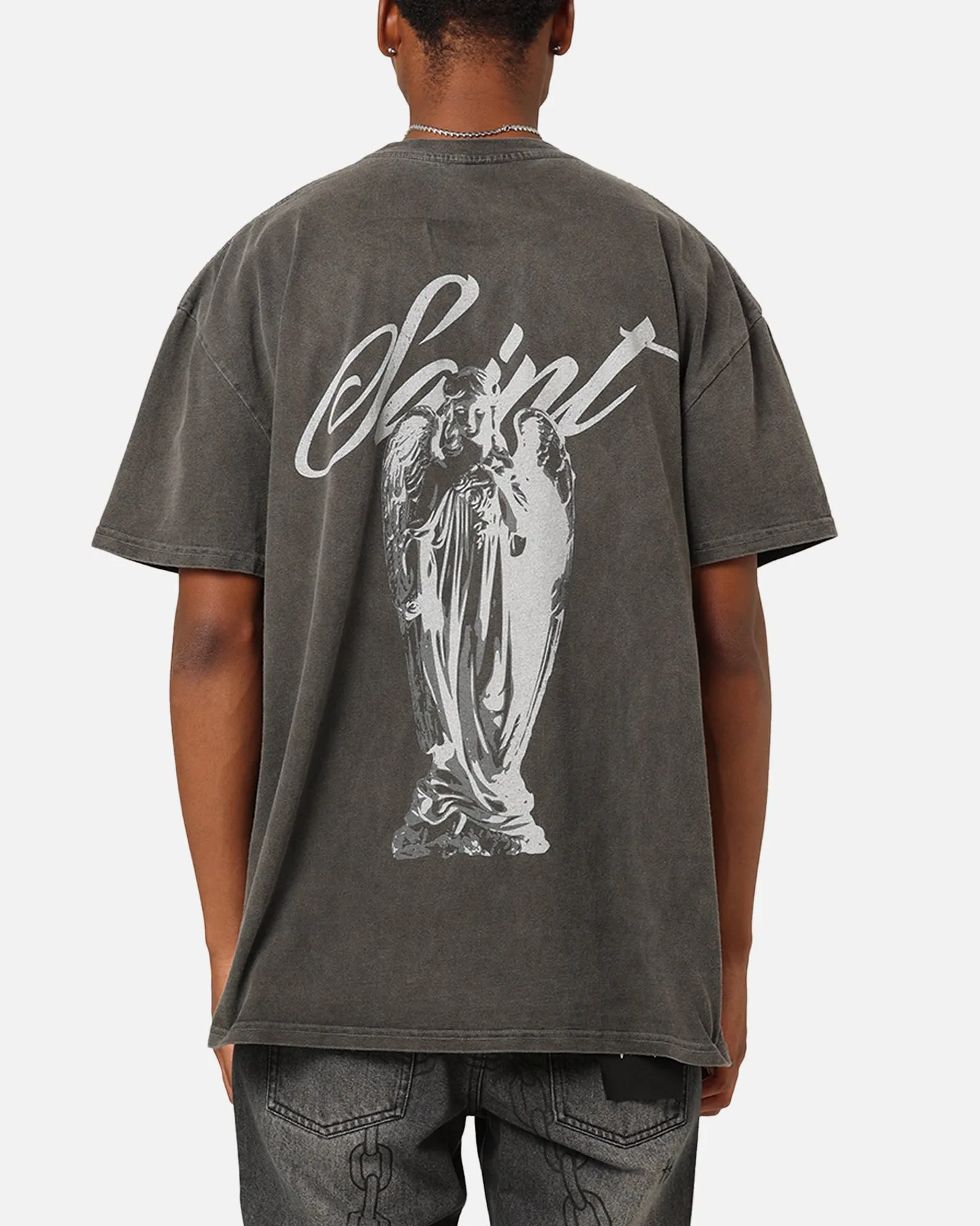 Saint Morta Guardian T-Shirt Black Wash