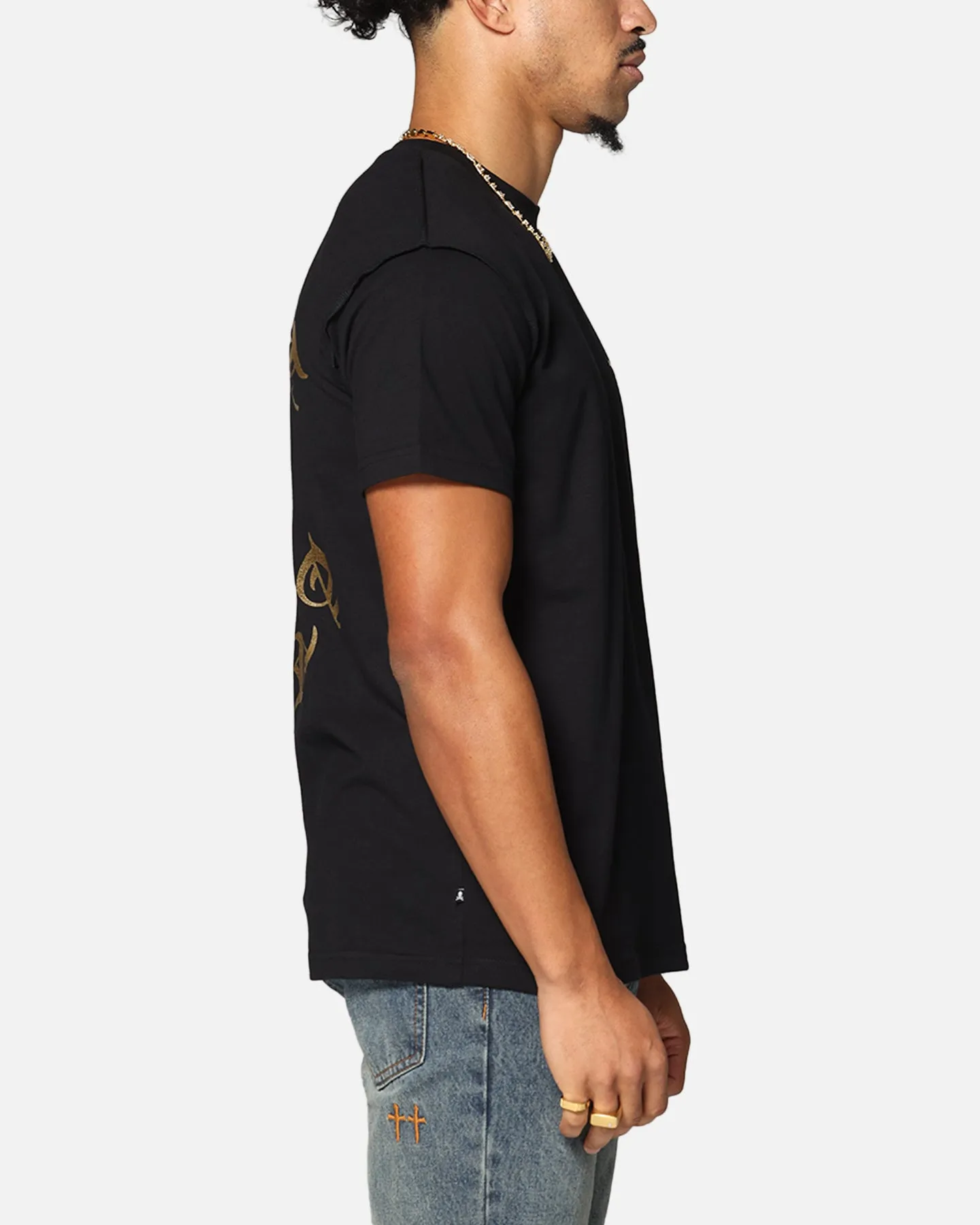 Saint Morta Mortal Lafayette T-Shirt Black/Gold