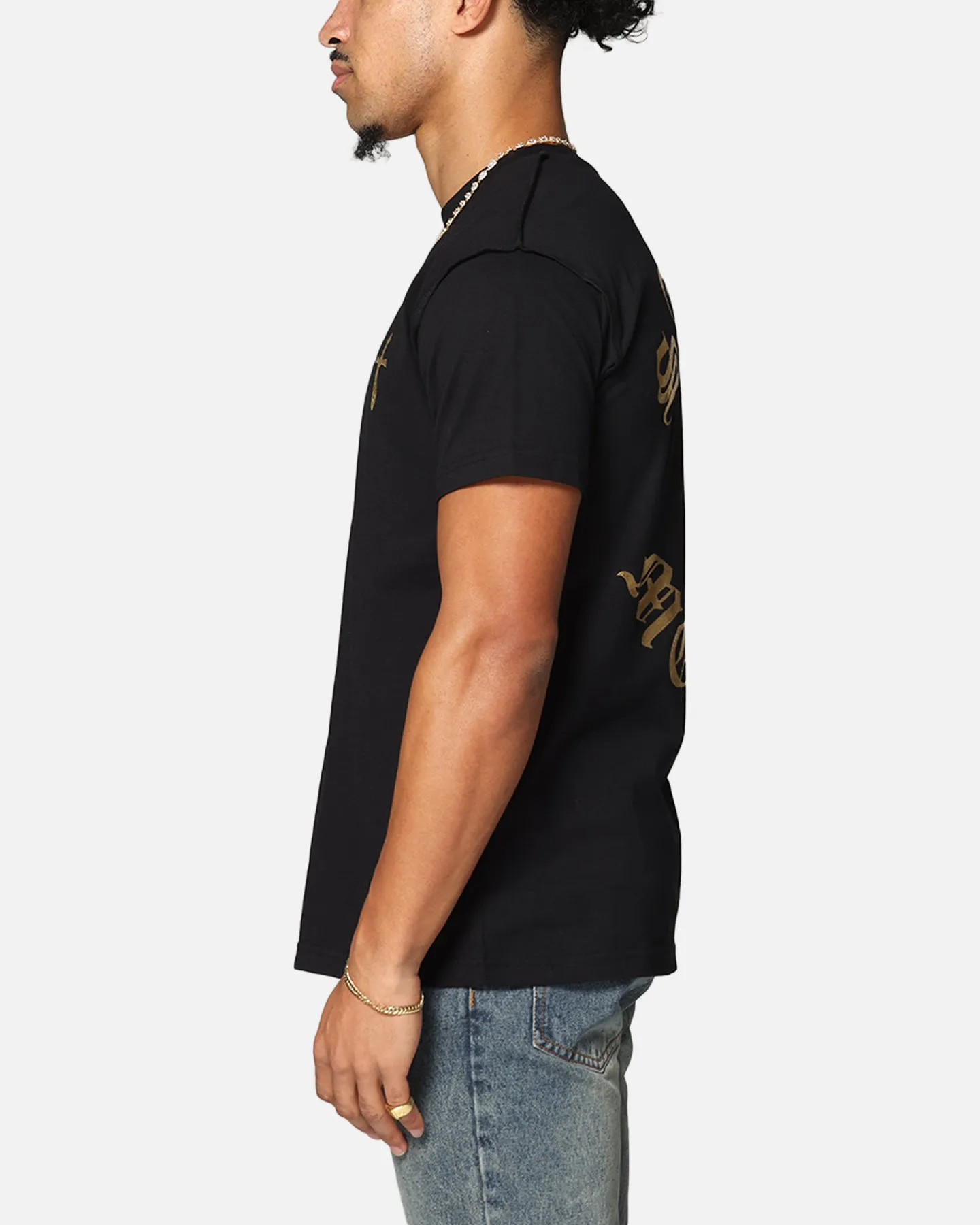 Saint Morta Mortal Lafayette T-Shirt Black/Gold