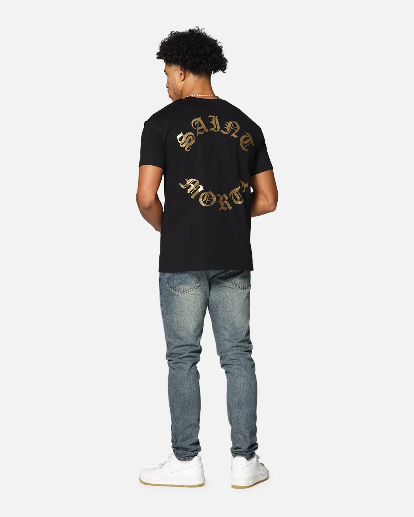 Saint Morta Mortal Lafayette T-Shirt Black/Gold