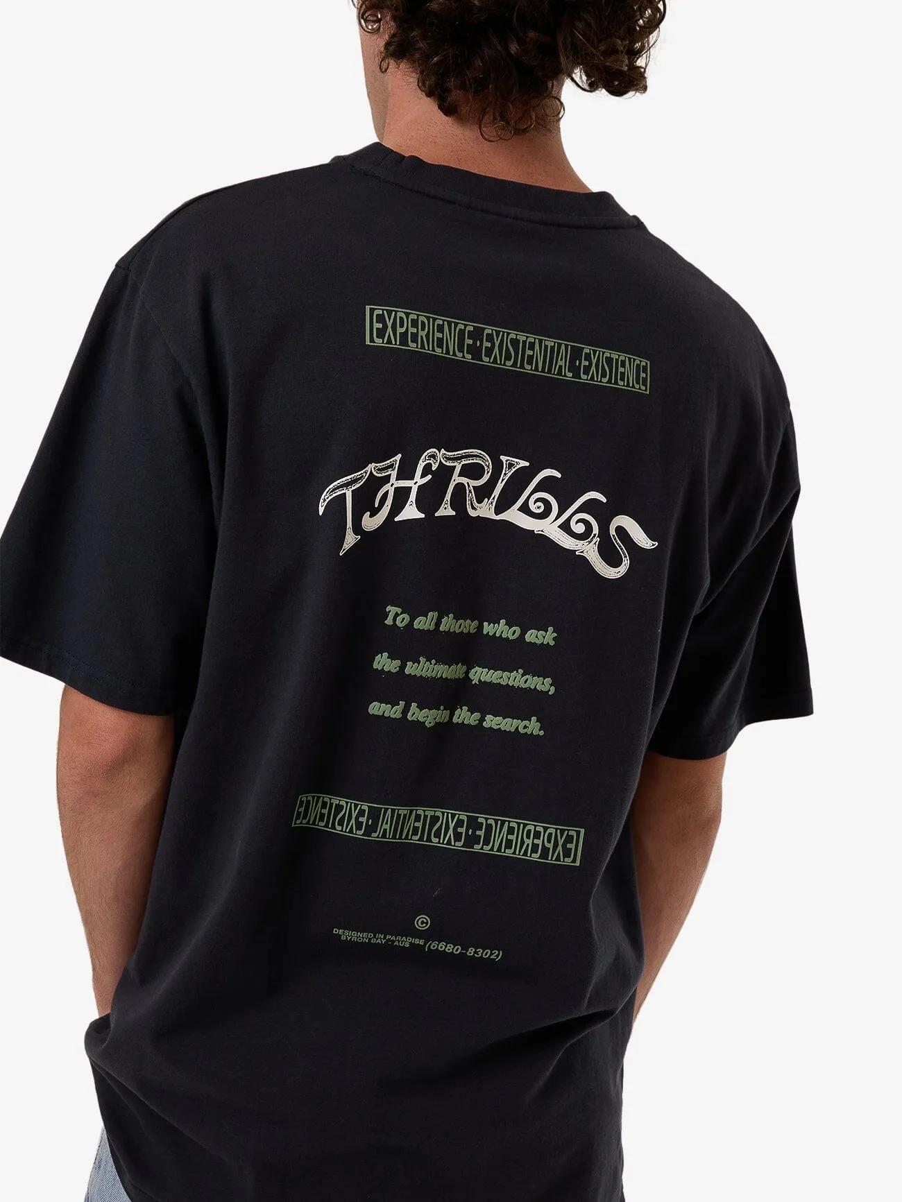 Searchers Oversize Fit Tee - Twilight Black