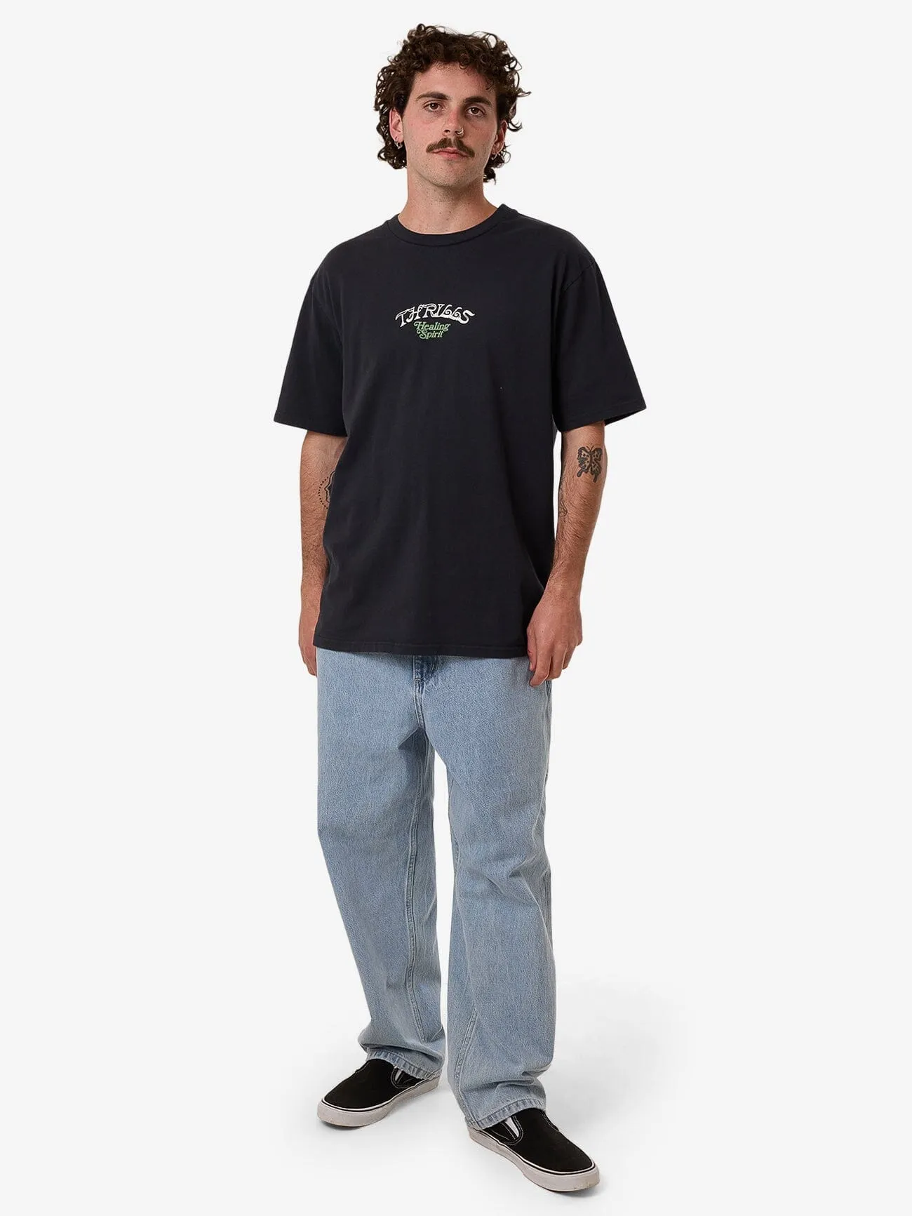 Searchers Oversize Fit Tee - Twilight Black