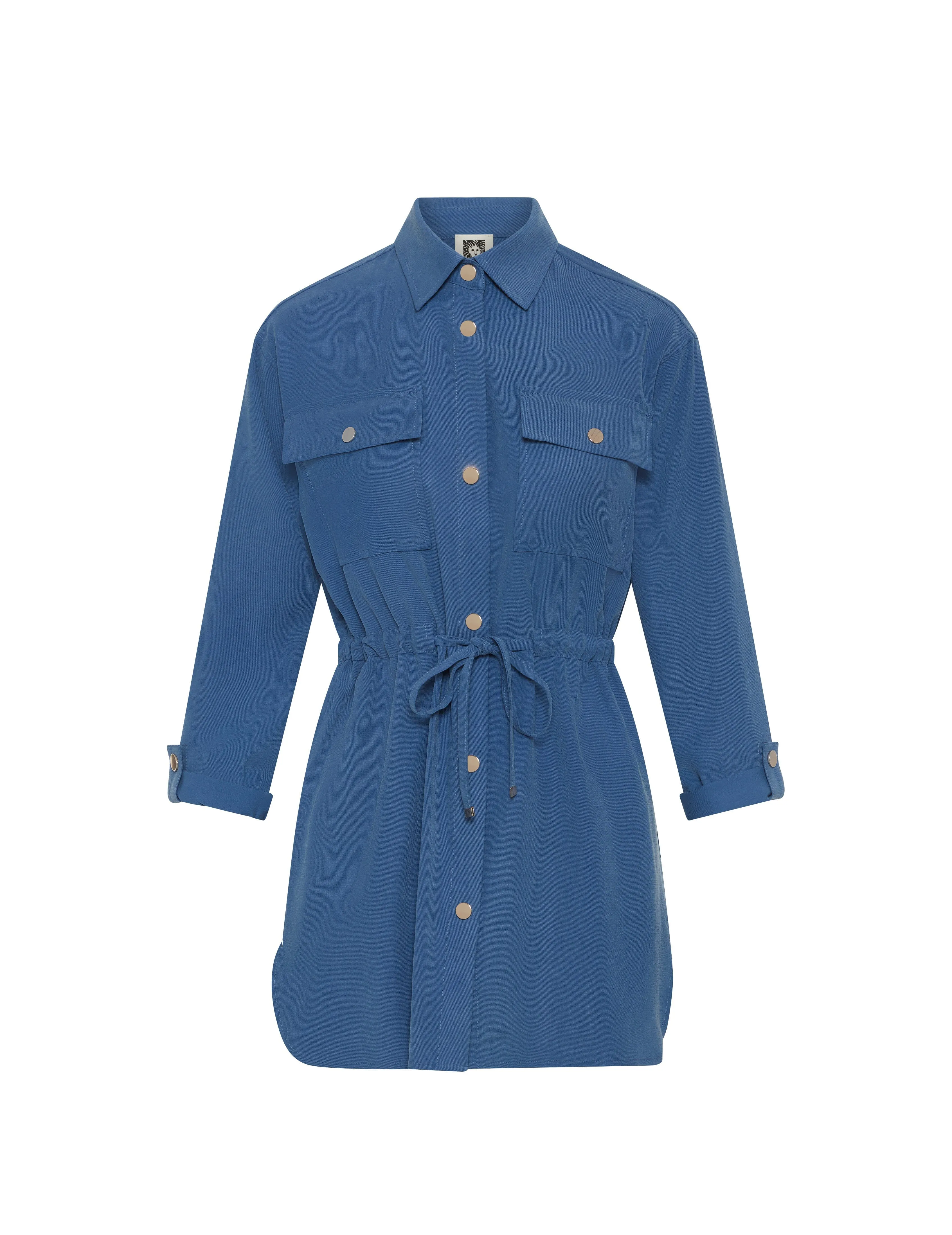 Shacket with Drawstring Waist- Sale