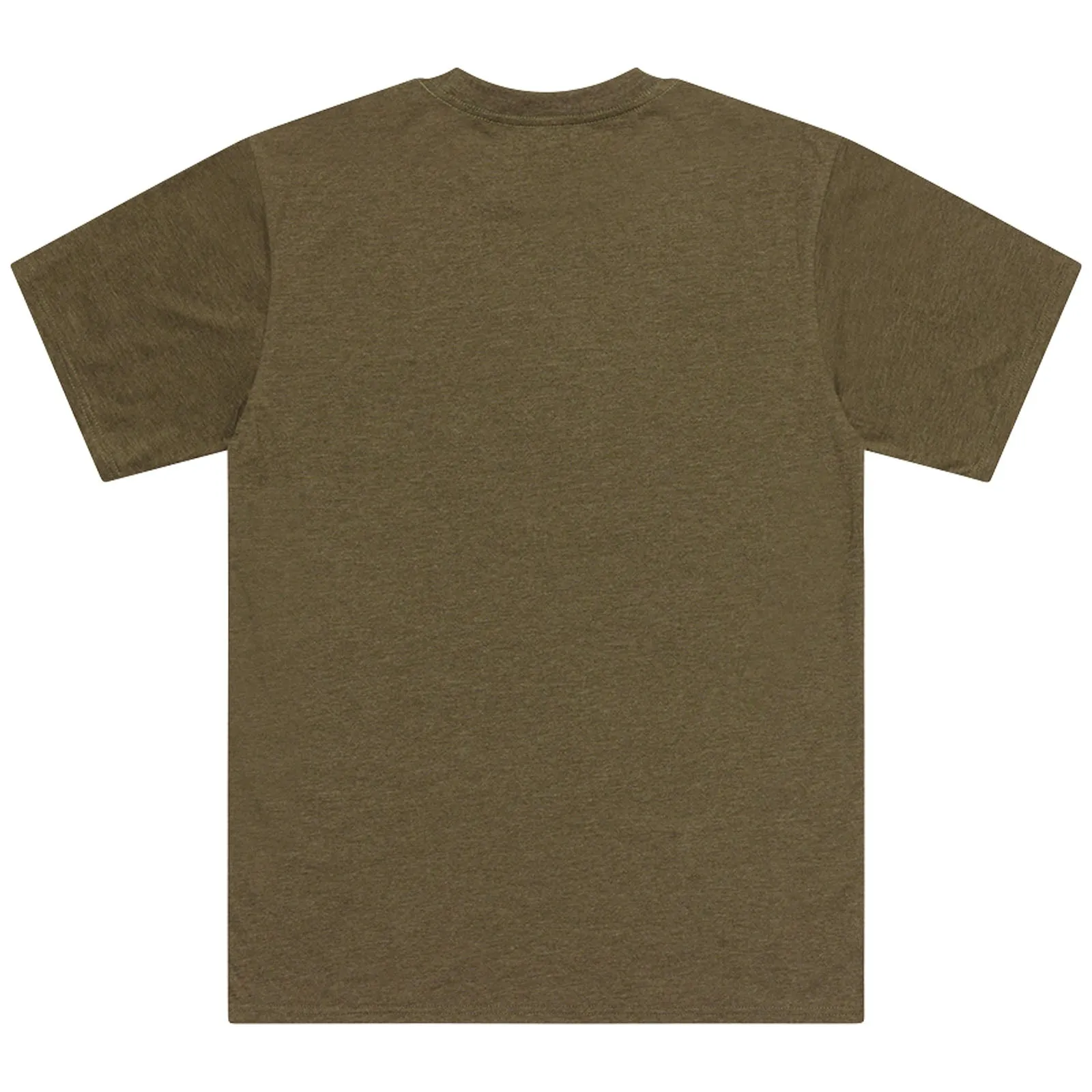 Short Sleeve Tee Stamp Olive Heather