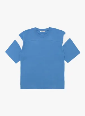 Skate T-Shirt Organic Cotton Blue/White