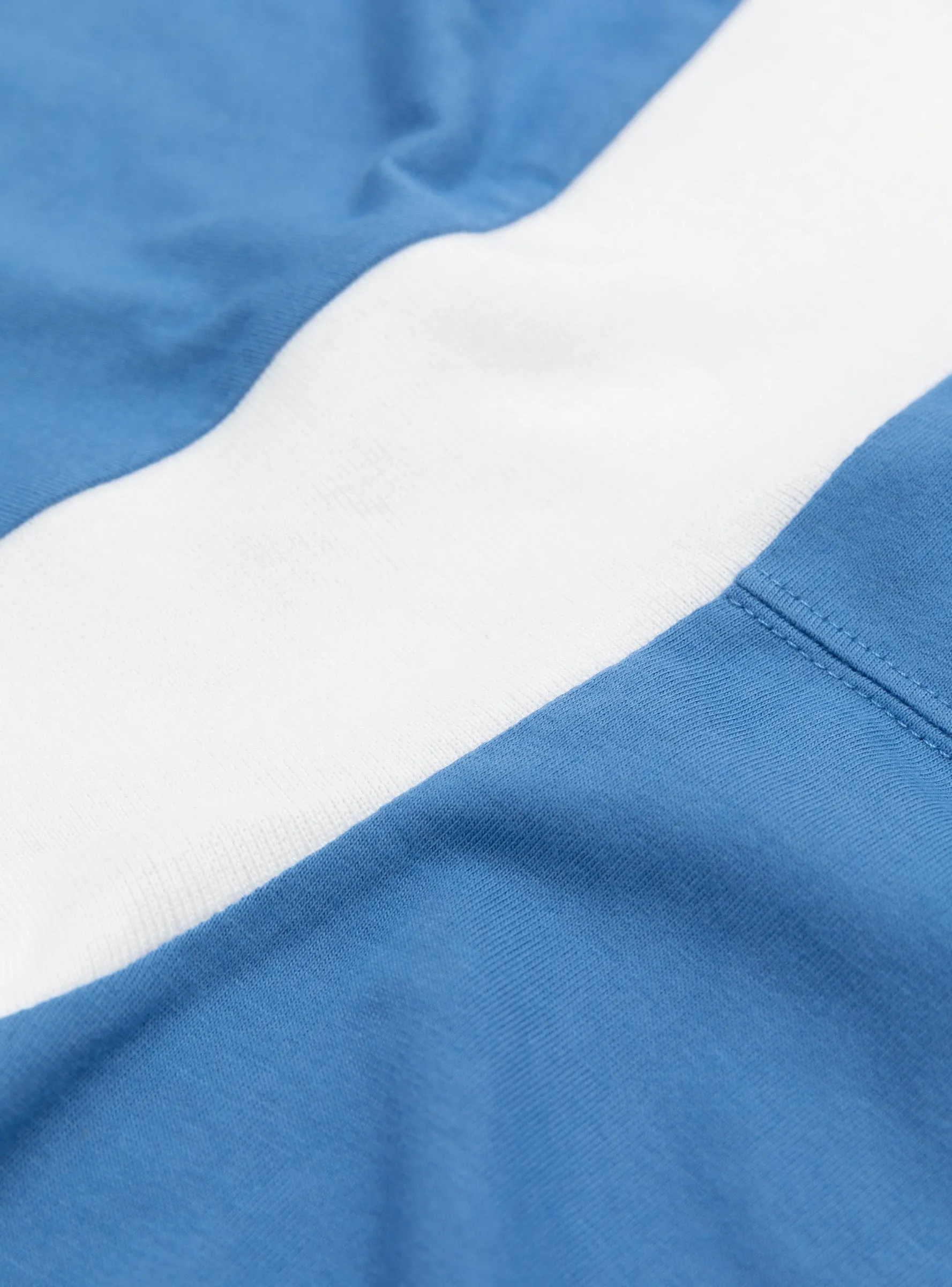 Skate T-Shirt Organic Cotton Blue/White
