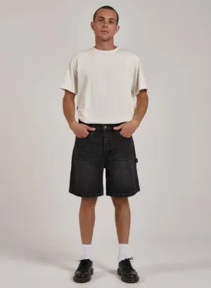 Slacker Denim Short - Smoke Black
