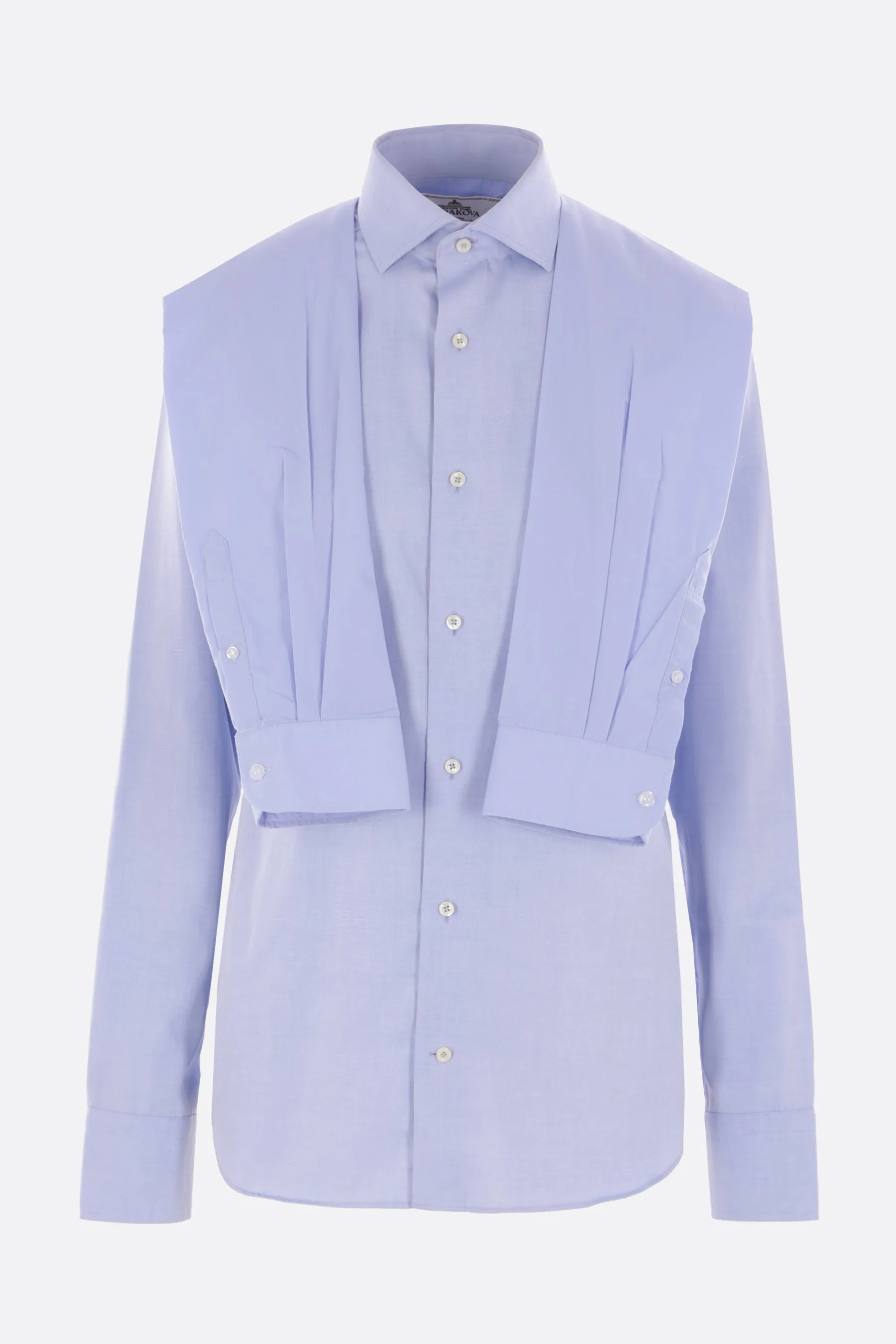 Sleeve shirt in Oxford cotton