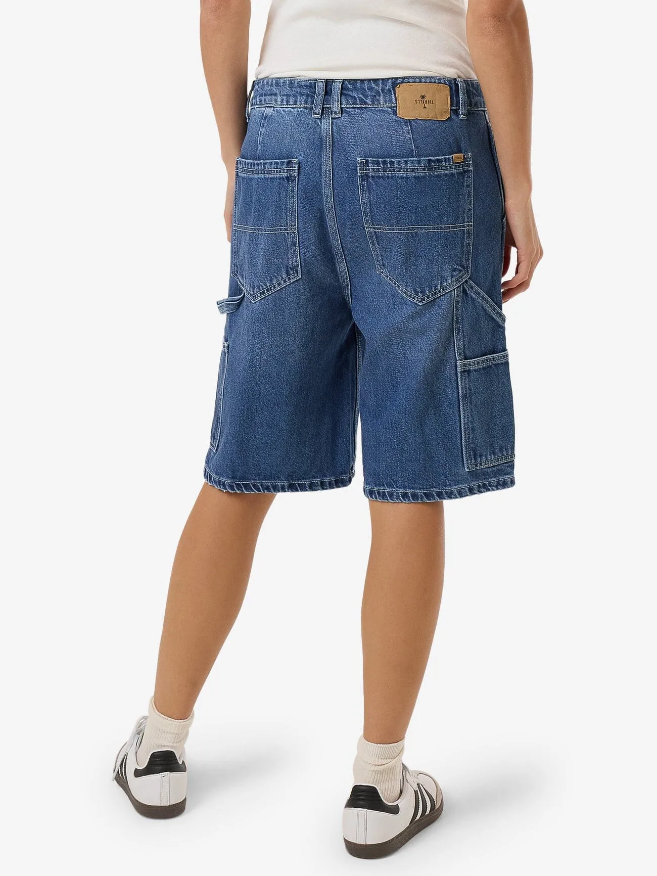 Slouch Carpenter Short - Double Rinsed Blues
