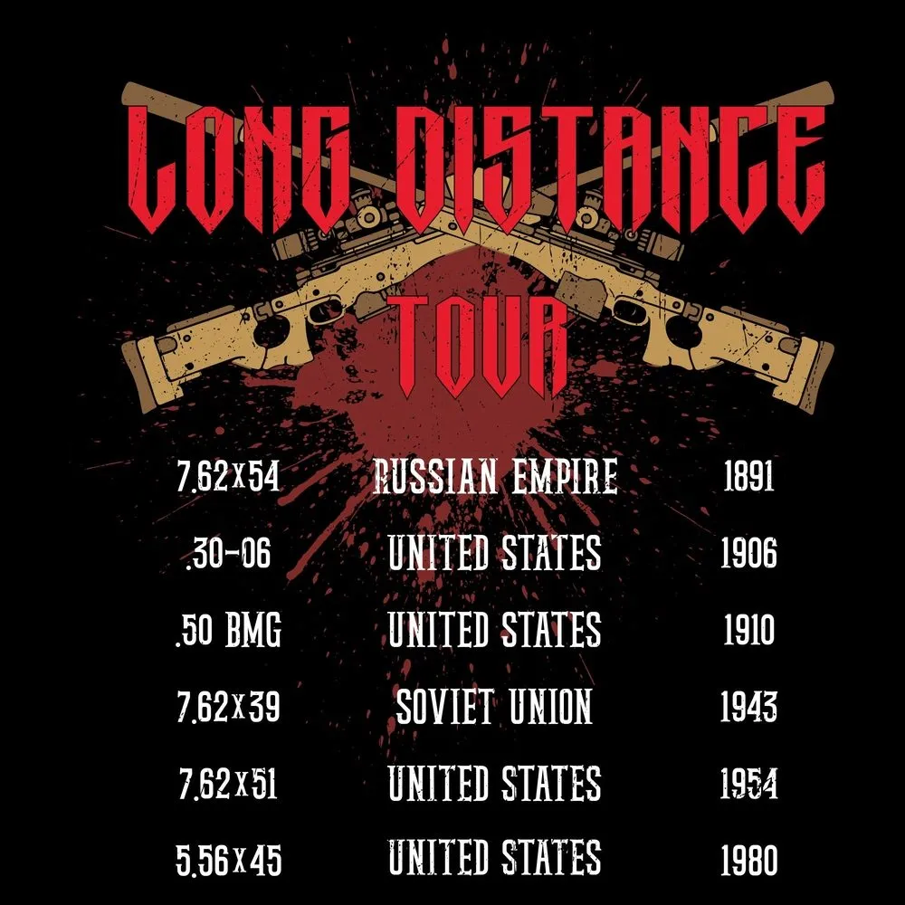 Sniper Tour T-Shirt - Charcoal