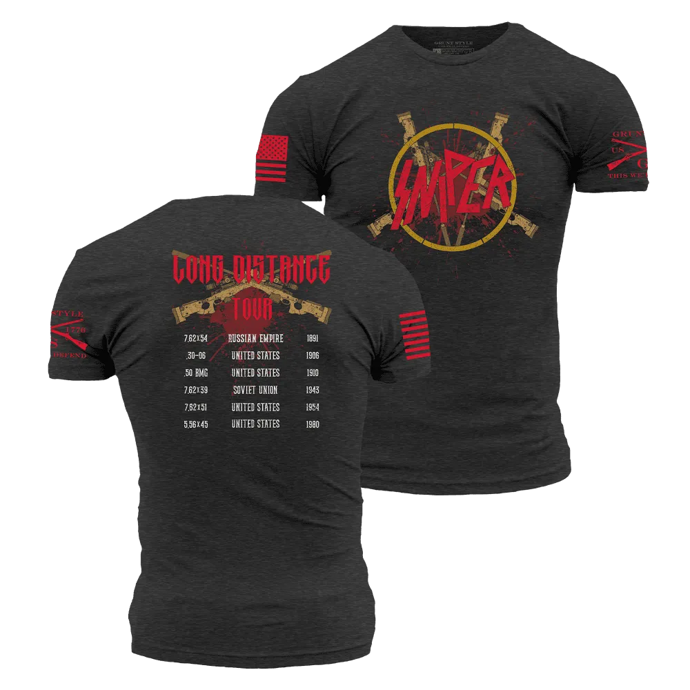 Sniper Tour T-Shirt - Charcoal