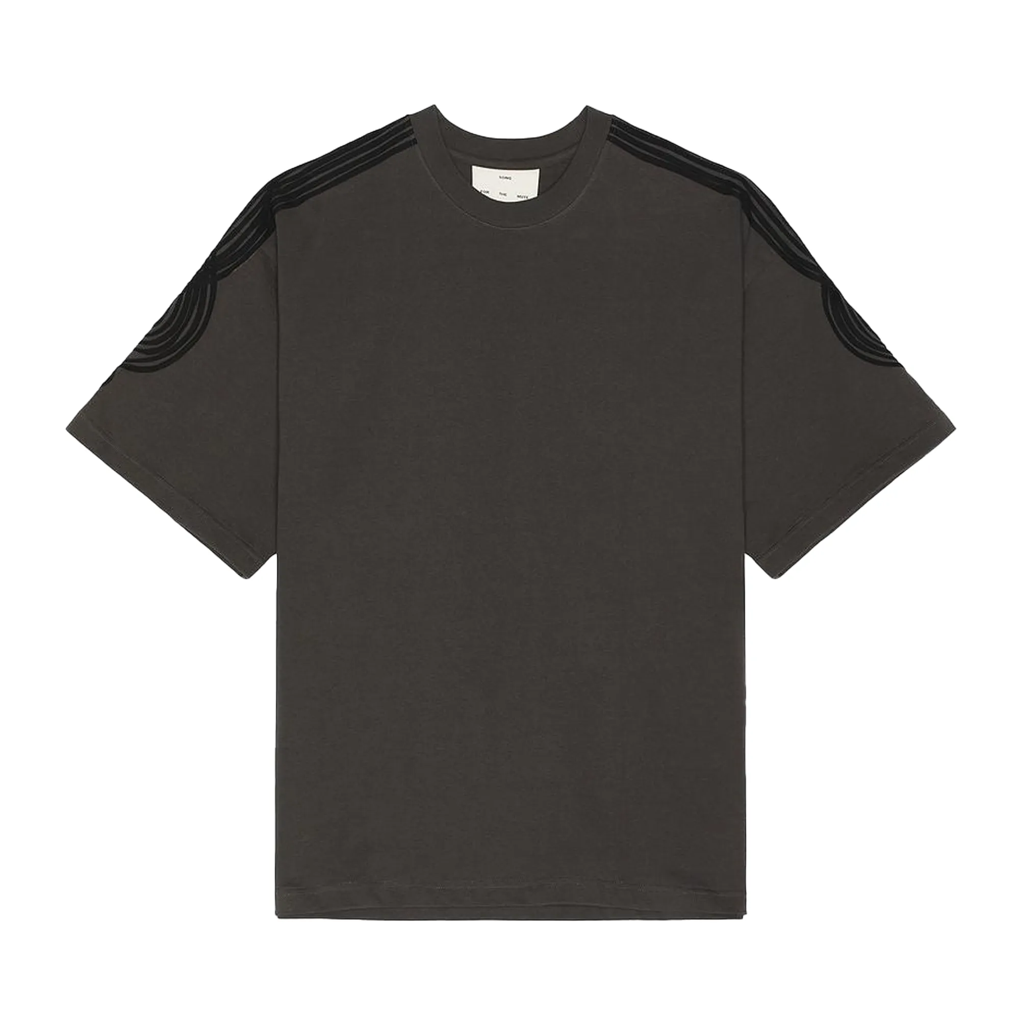 Song For The Mute Appliqué Gym Tee Washed Black