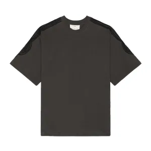 Song For The Mute Appliqué Gym Tee Washed Black