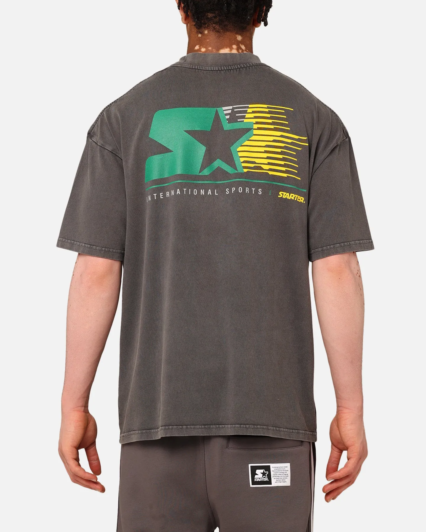 Starte International Sport Stars T-Shirt Washed Charcoal