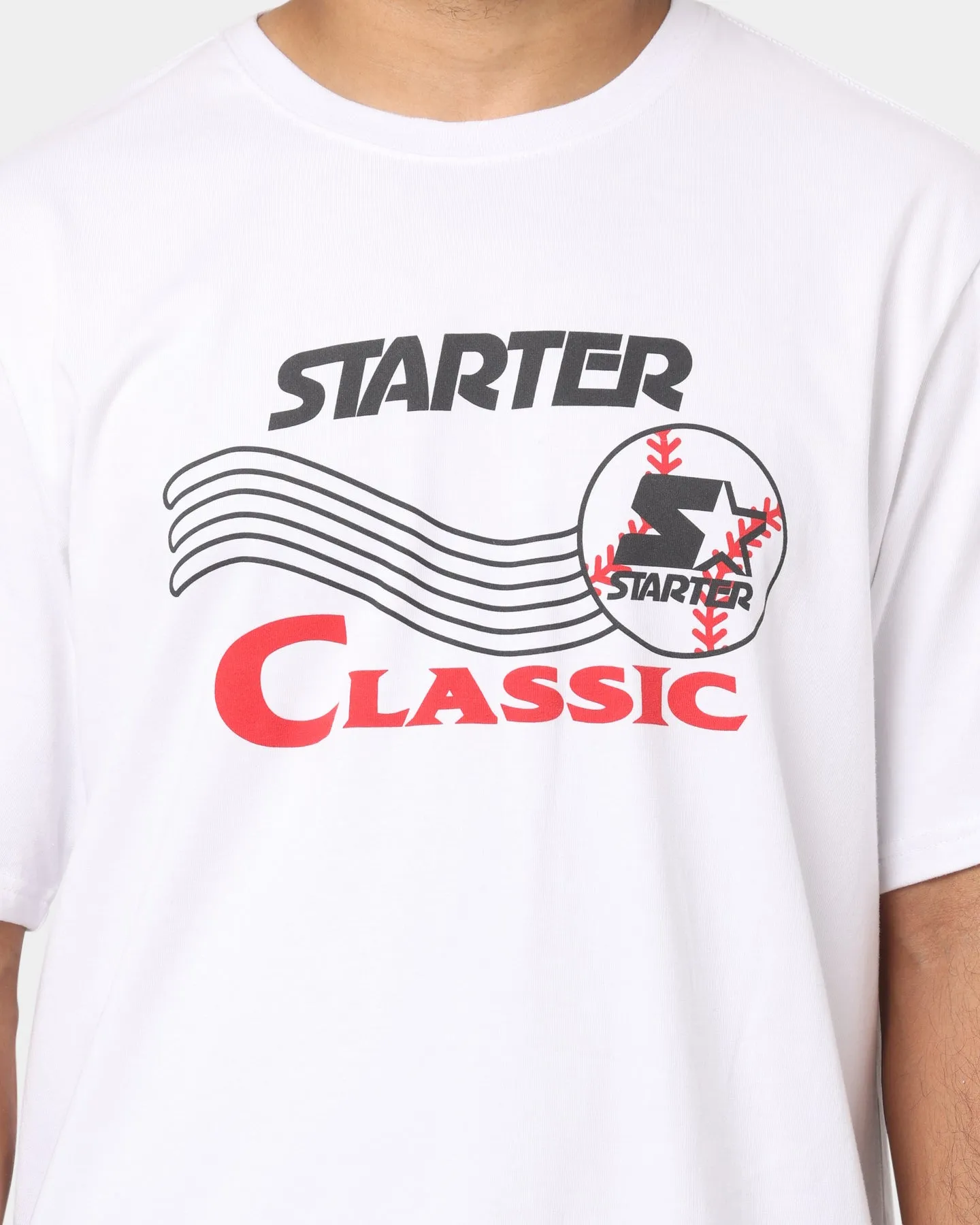 Starter Baseball Classic Short Sleeve T-Shirt White