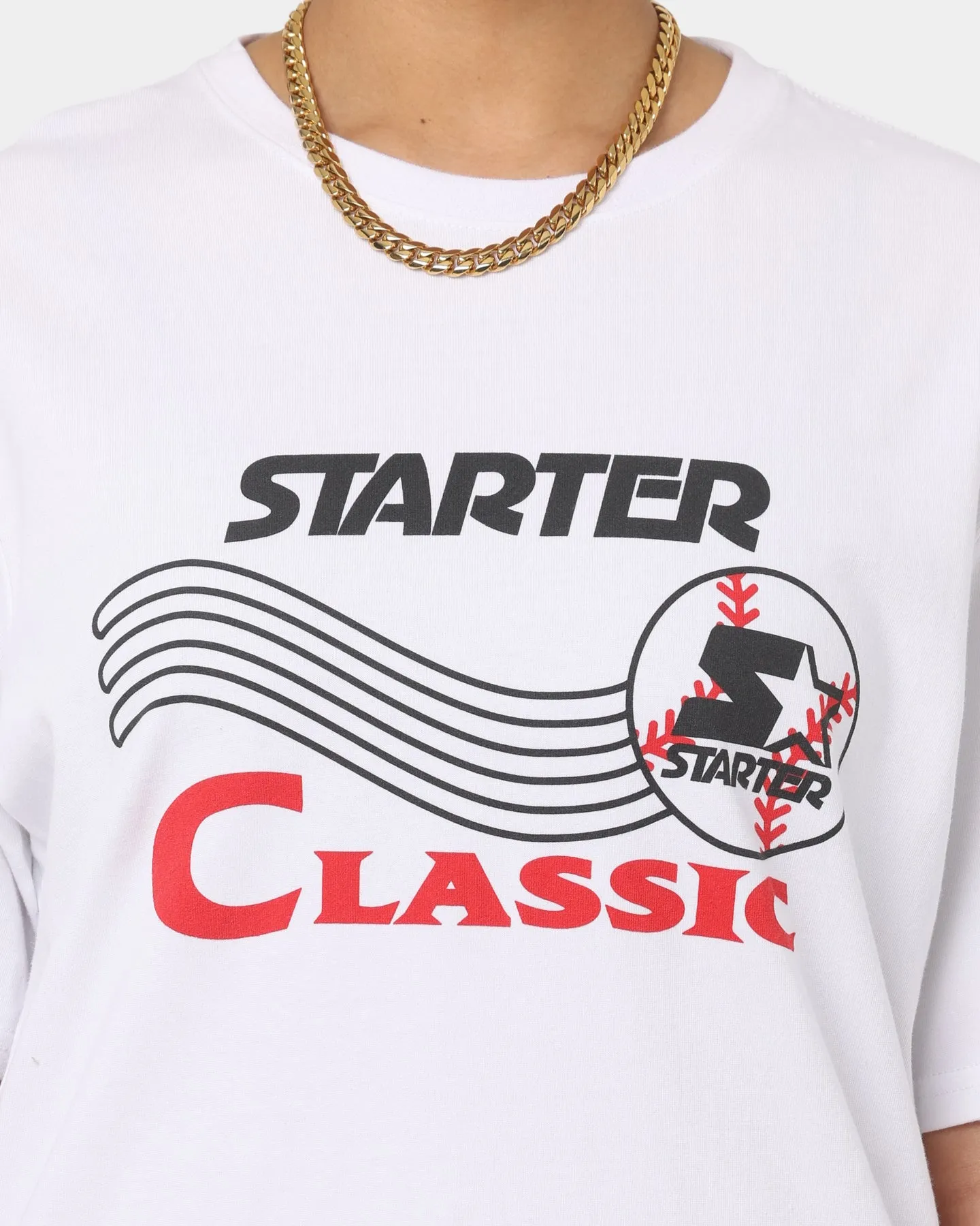Starter Baseball Classic Short Sleeve T-Shirt White