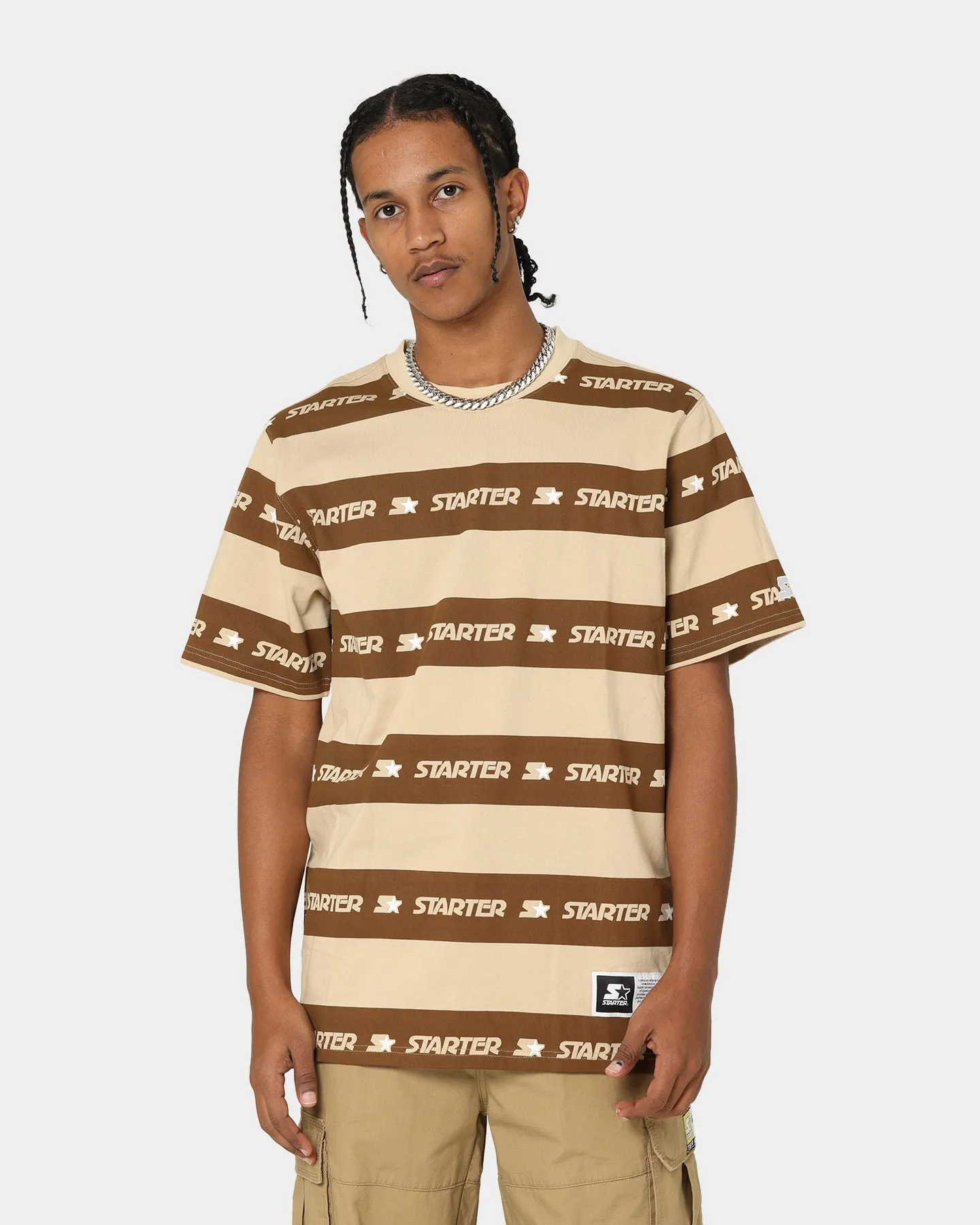 Starter LFS Stripe T-Shirt Brown