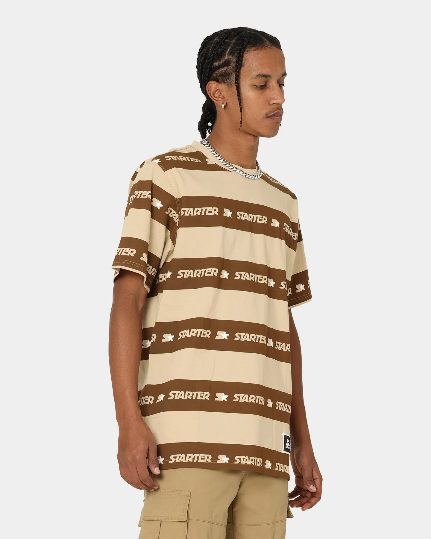 Starter LFS Stripe T-Shirt Brown