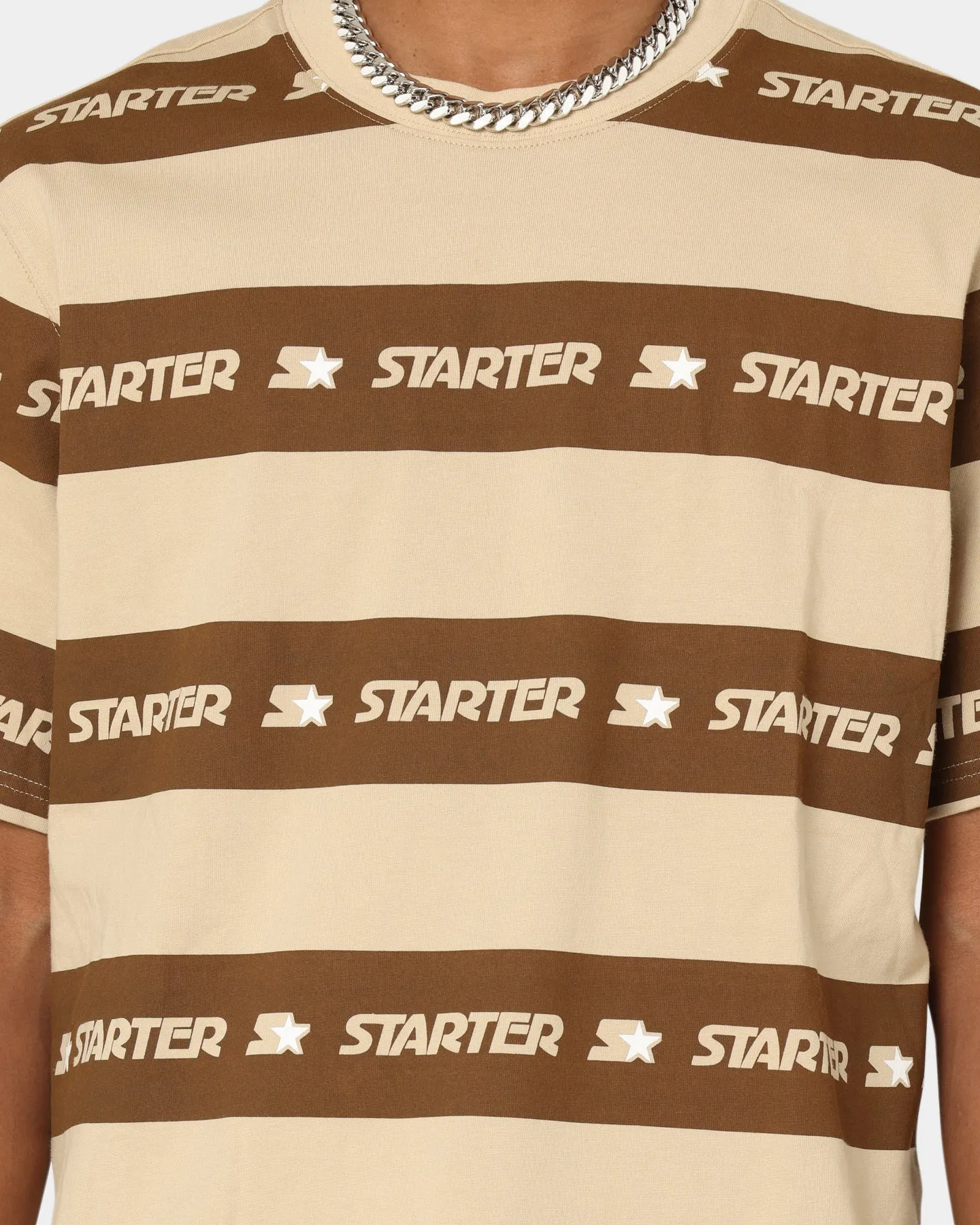 Starter LFS Stripe T-Shirt Brown