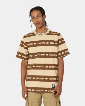 Starter LFS Stripe T-Shirt Brown