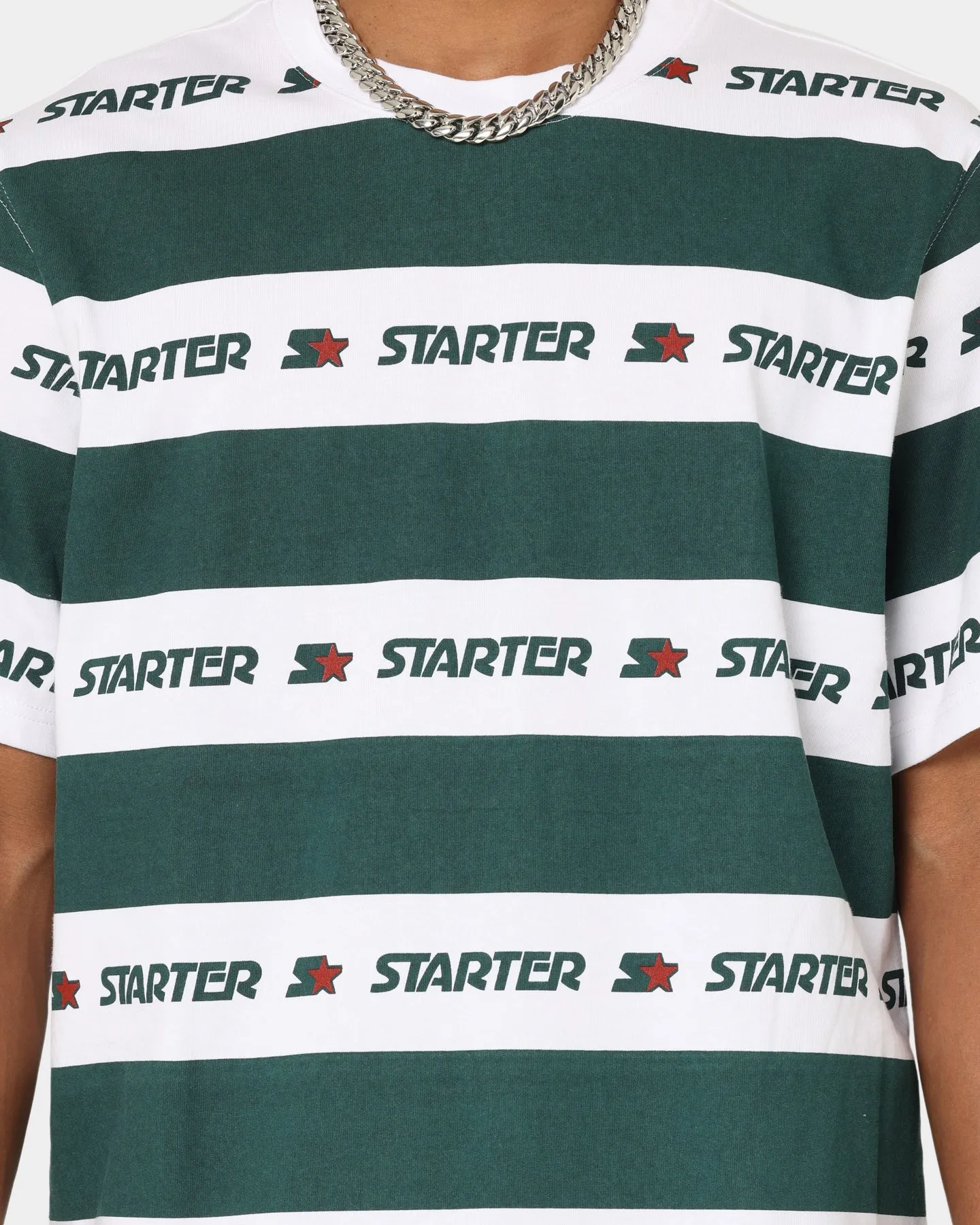 Starter LFS Stripe T-Shirt Green/White