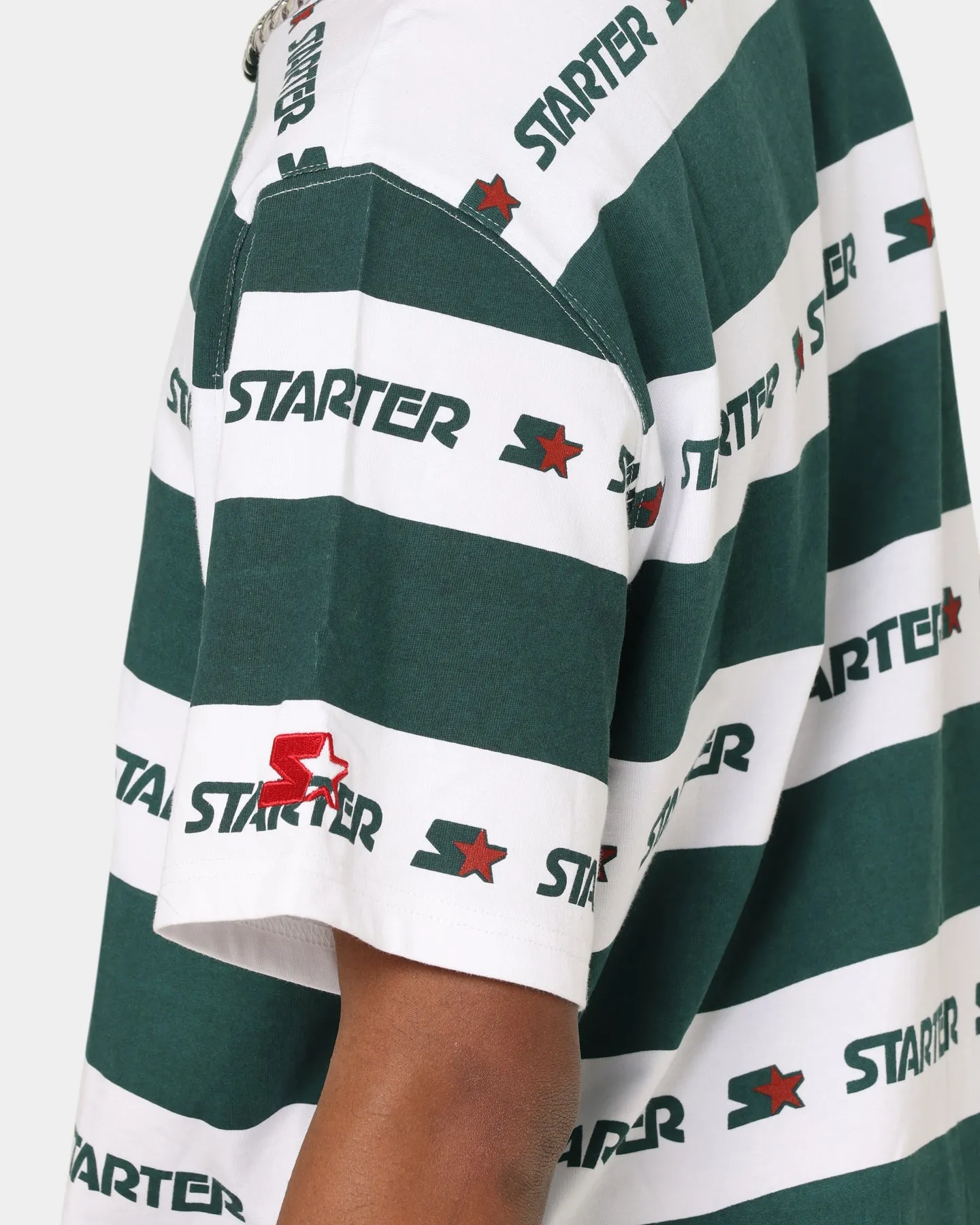 Starter LFS Stripe T-Shirt Green/White