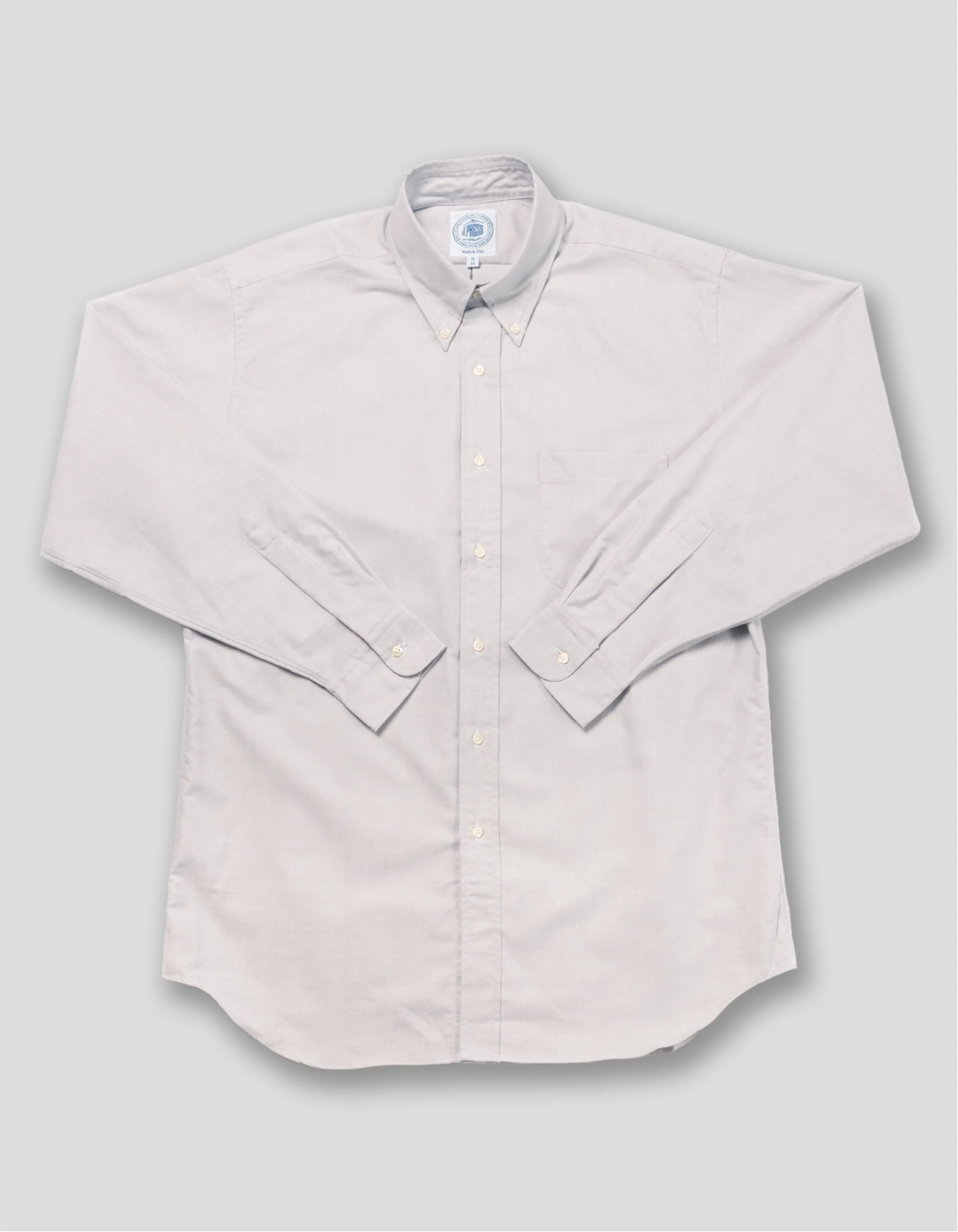 STONE OXFORD BUTTON DOWN SHIRT