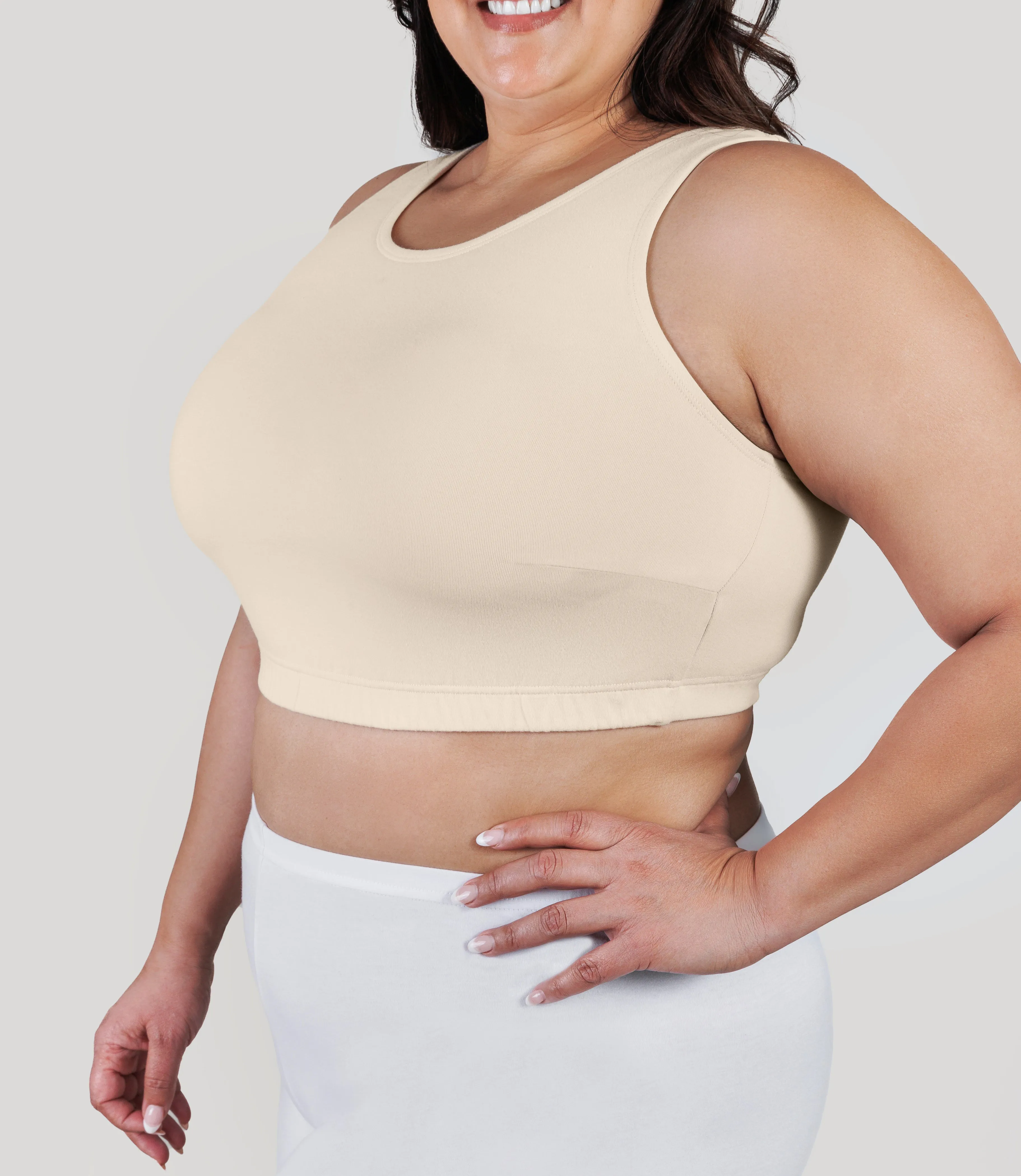 Stretch Naturals Full Fit Scoop Neck Bra Classic Colors