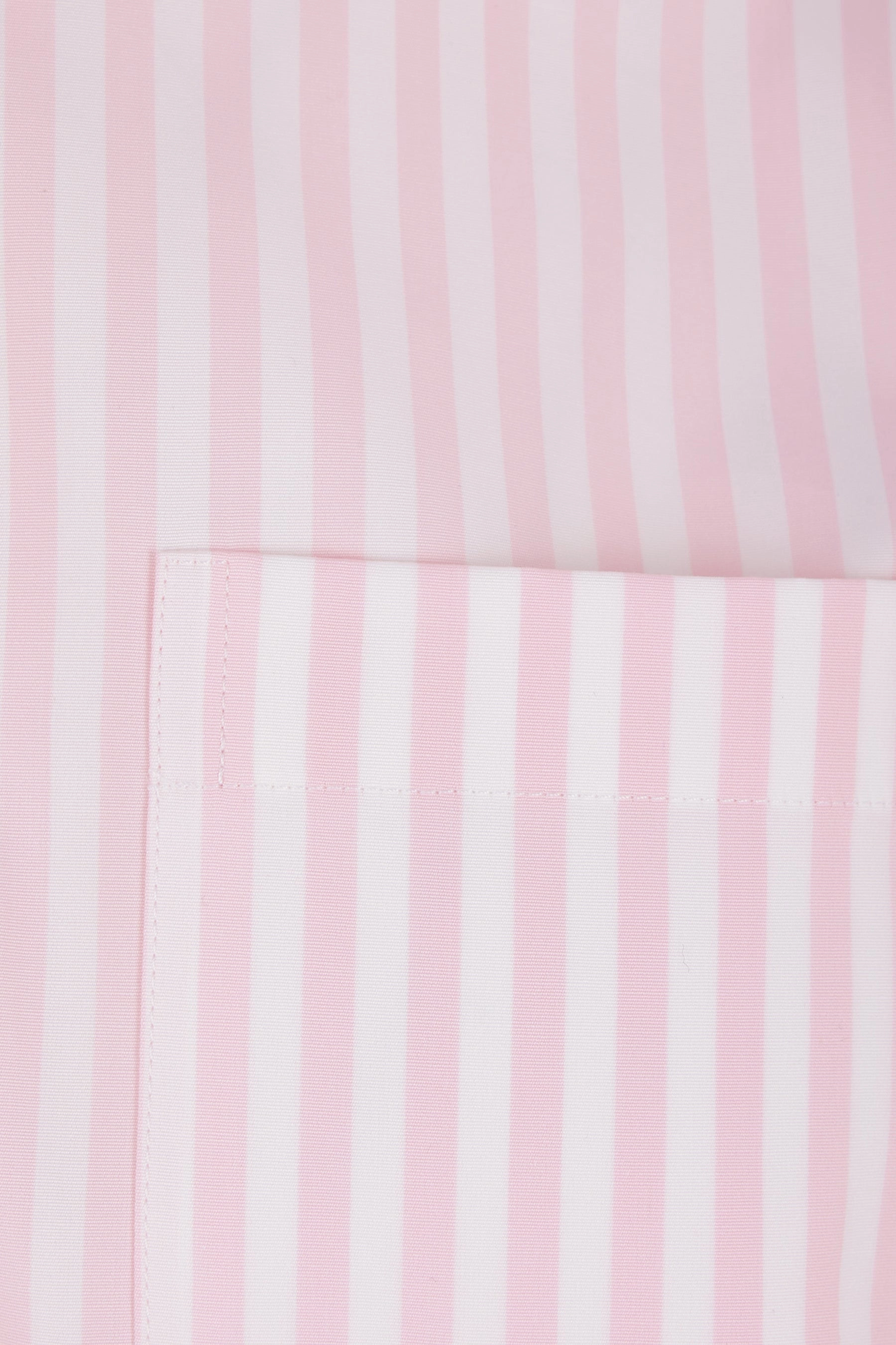 striped poplin cropped shirt