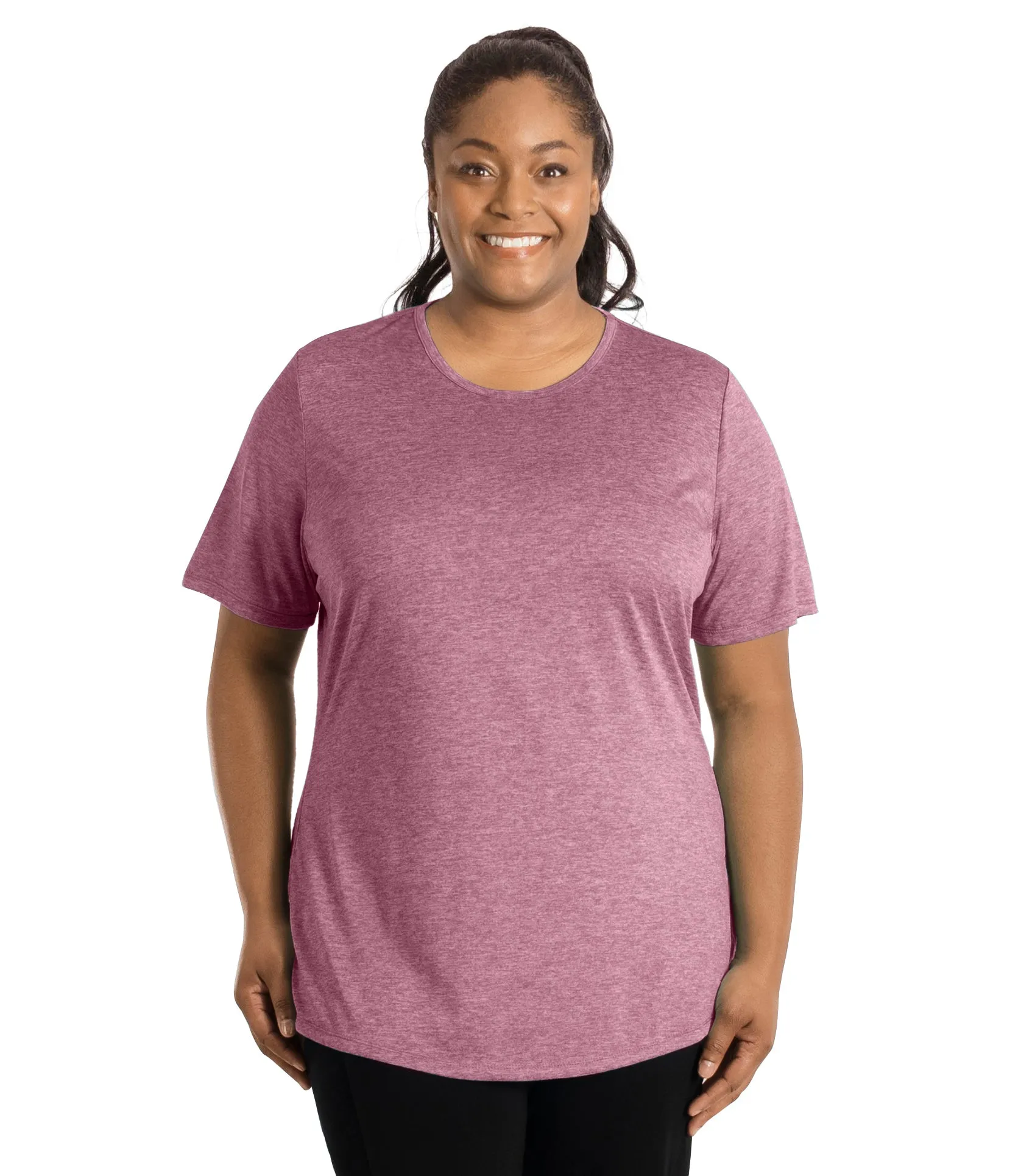 SunLite Scoop Neck Short Sleeve Top - FINAL SALE