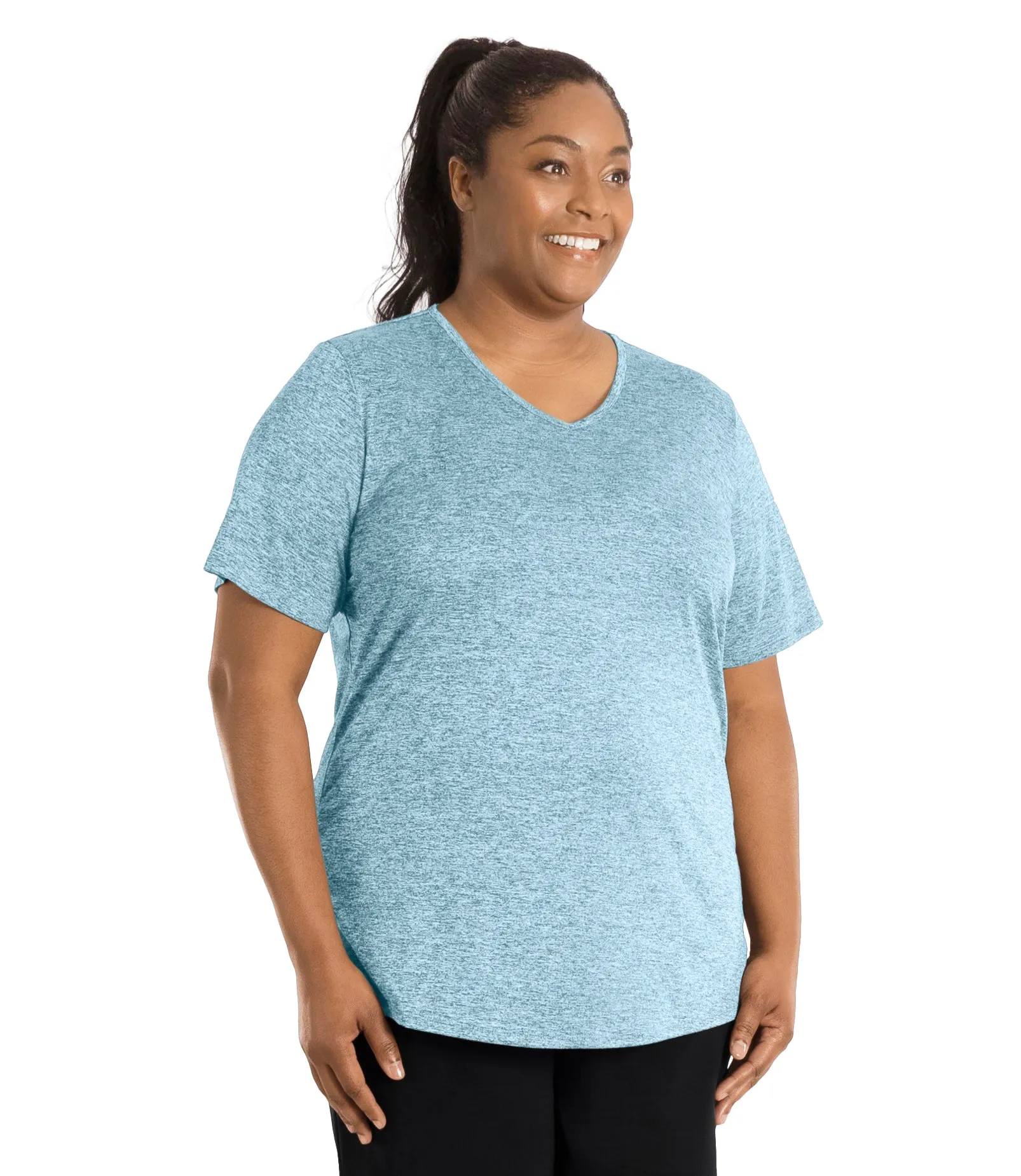 SunLite V-Neck Short Sleeve Top - FINAL SALE