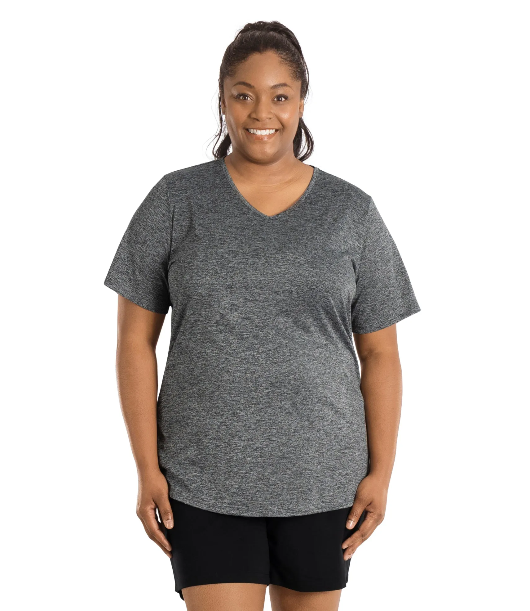 SunLite V-Neck Short Sleeve Top - FINAL SALE
