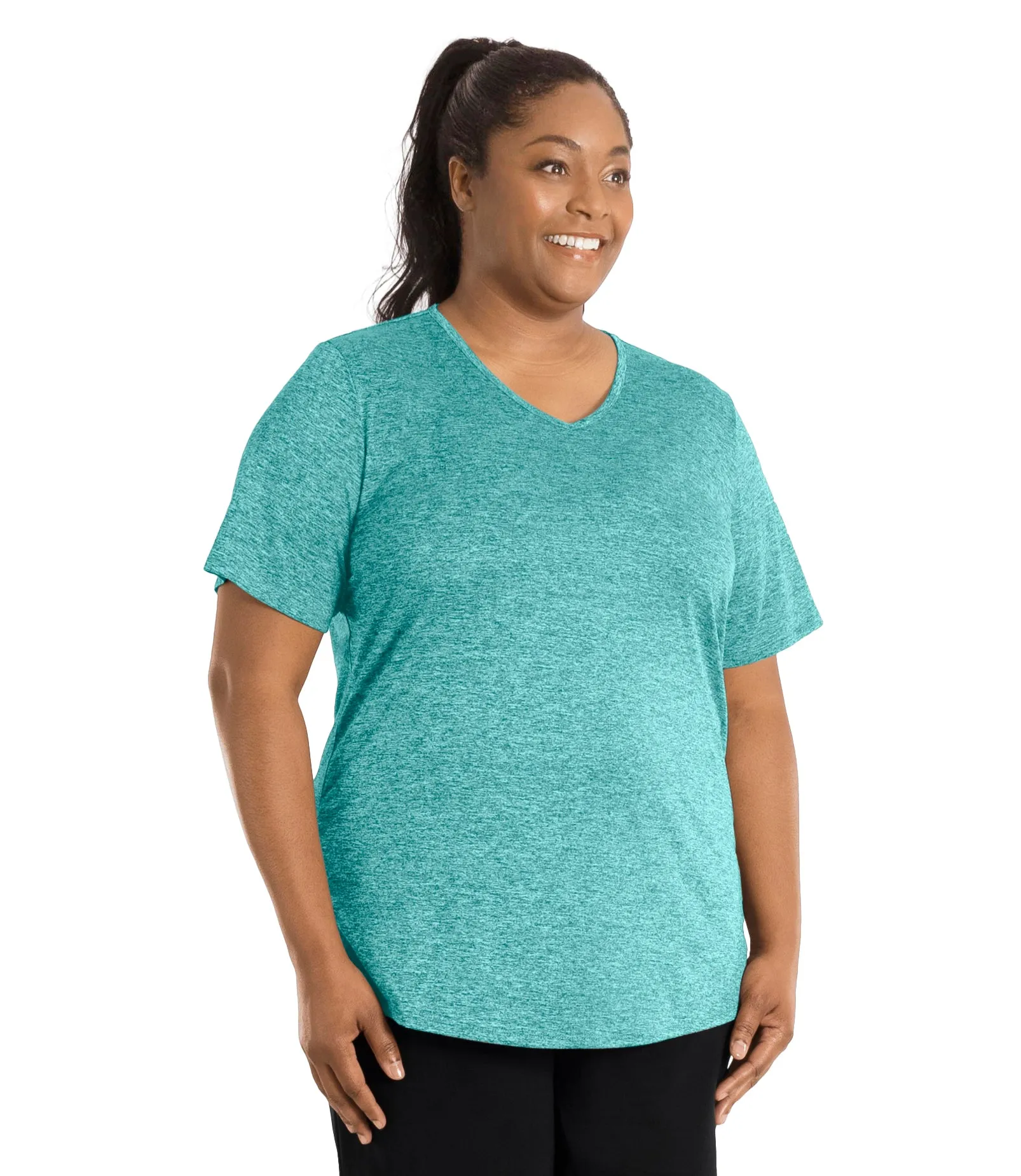 SunLite V-Neck Short Sleeve Top - FINAL SALE