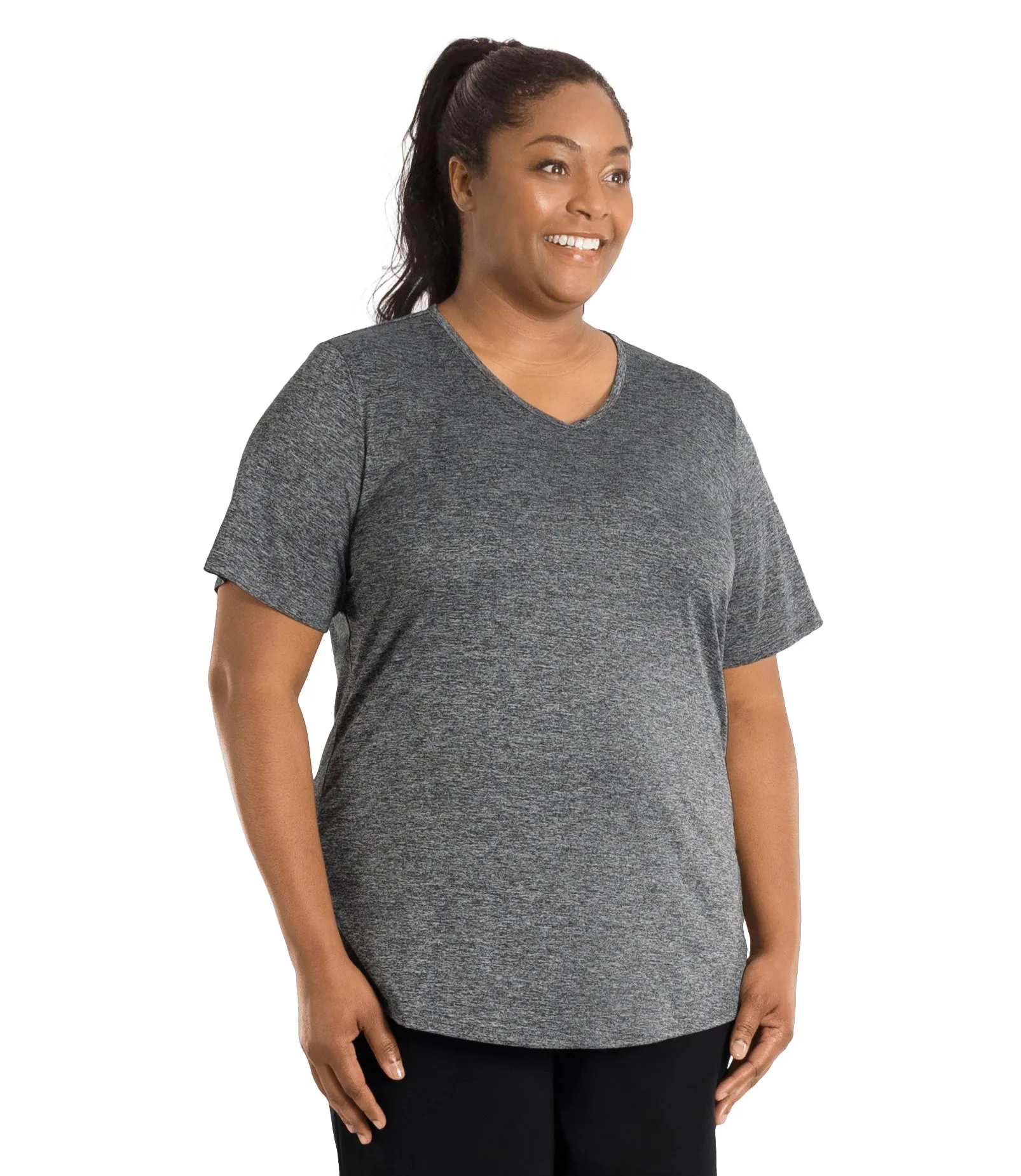 SunLite V-Neck Short Sleeve Top - FINAL SALE
