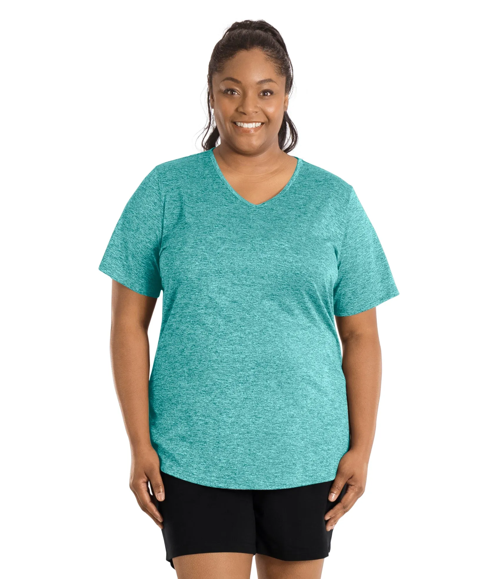 SunLite V-Neck Short Sleeve Top - FINAL SALE