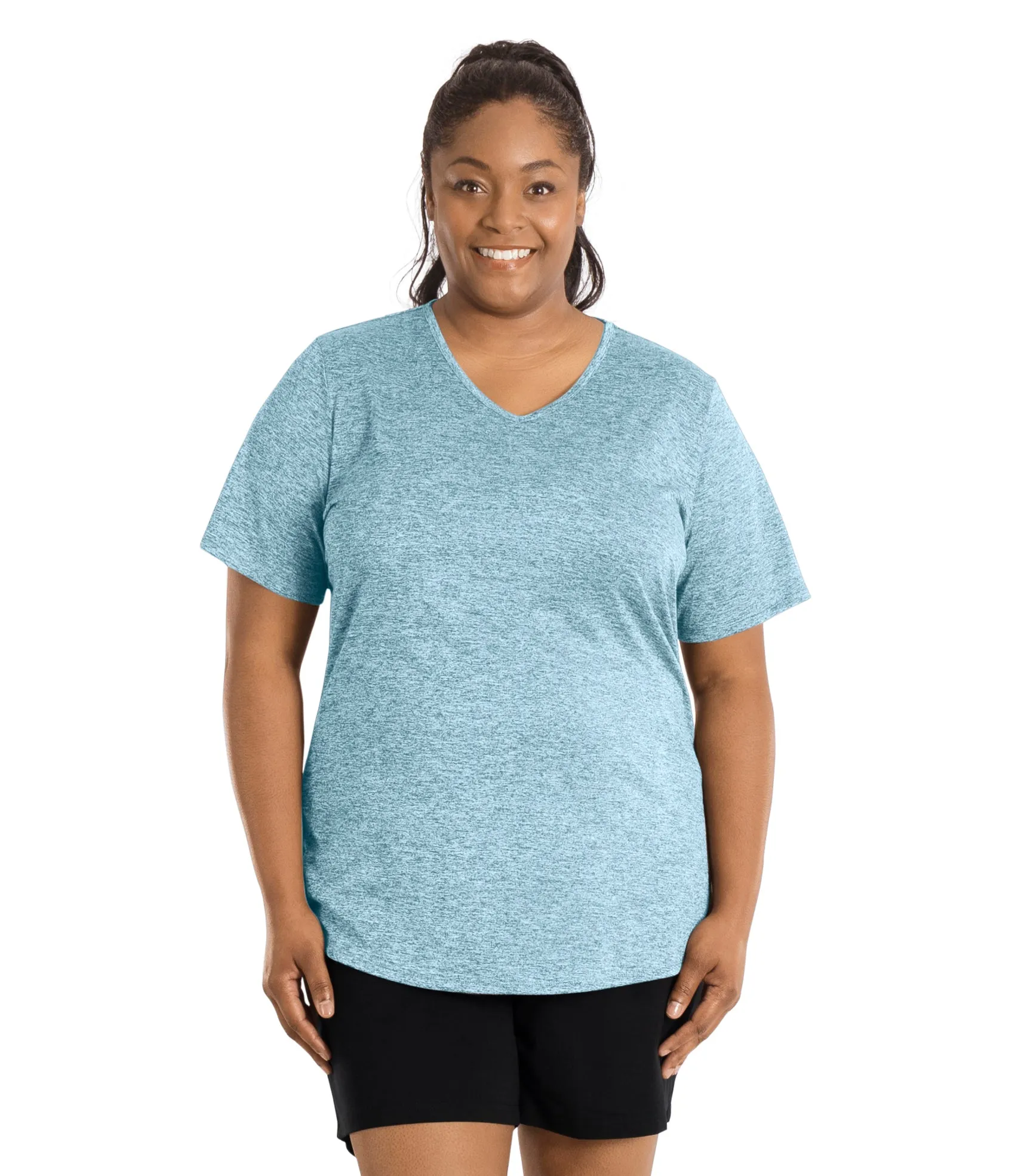 SunLite V-Neck Short Sleeve Top - FINAL SALE